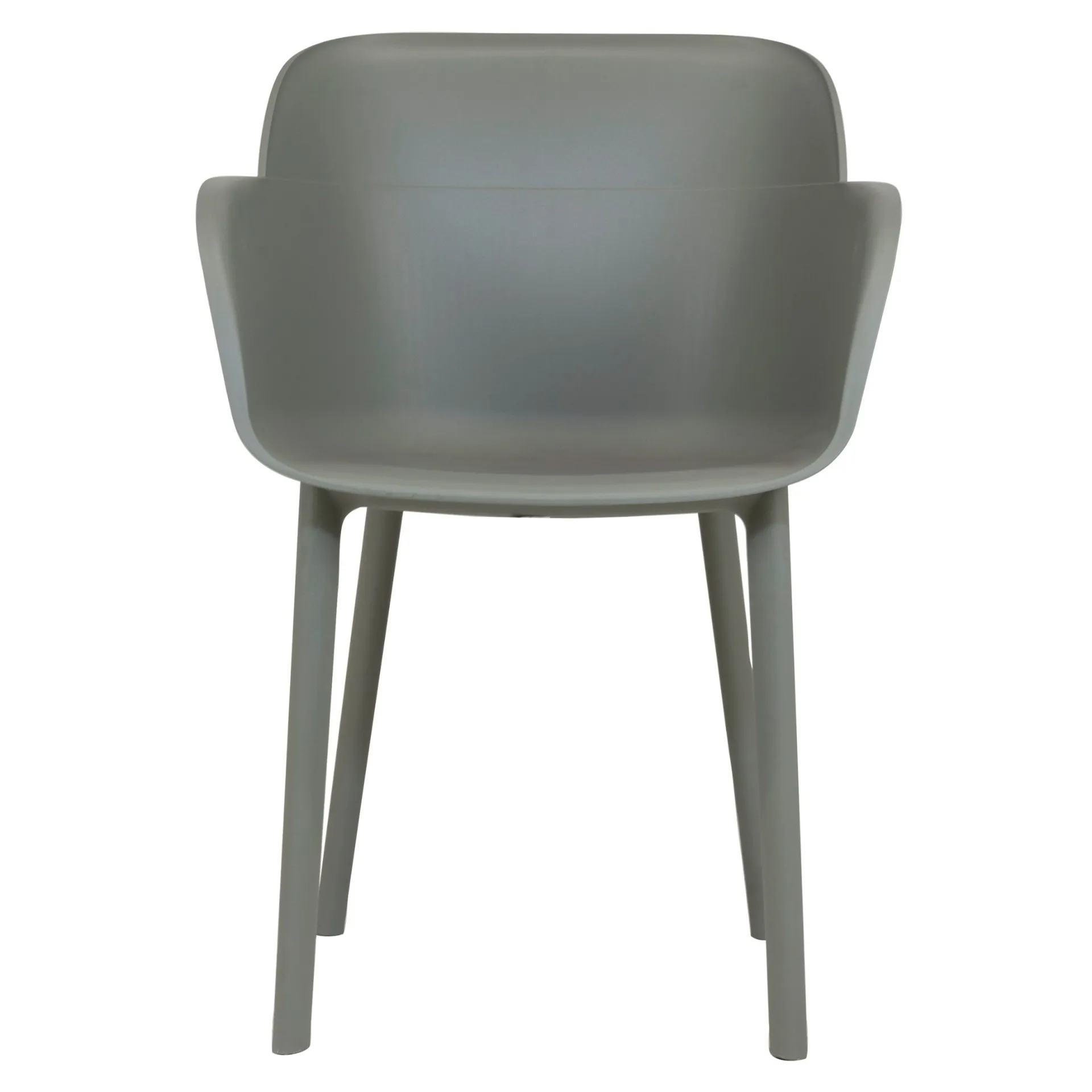 Stuhl Opal Taupe FiberglasPolypropylen, Terrassenstuhl, Outdoorstuhl