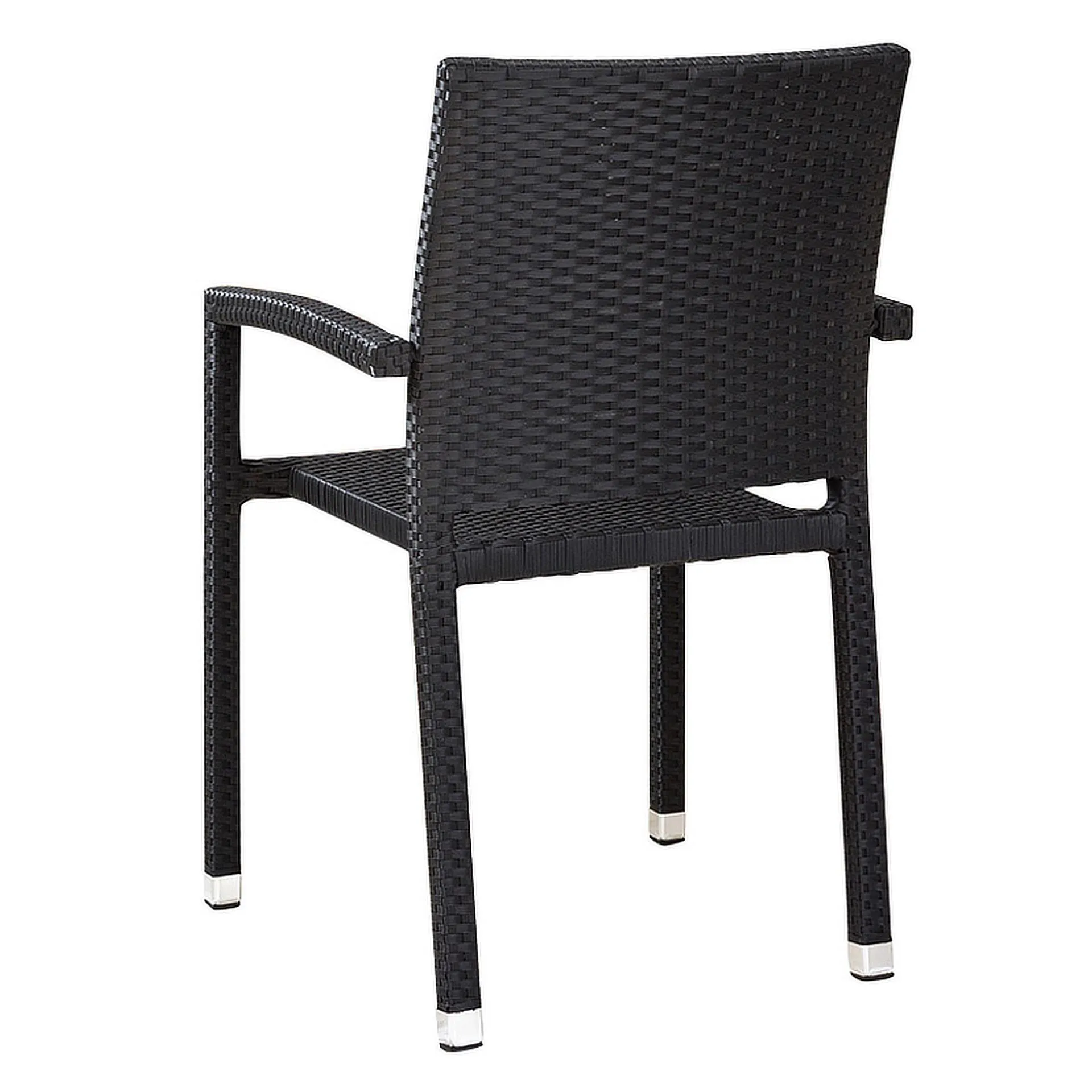 Stuhl Moritz New, Geflecht black, Polyrattan, Terrassenstuhl, Outdoorstuhl