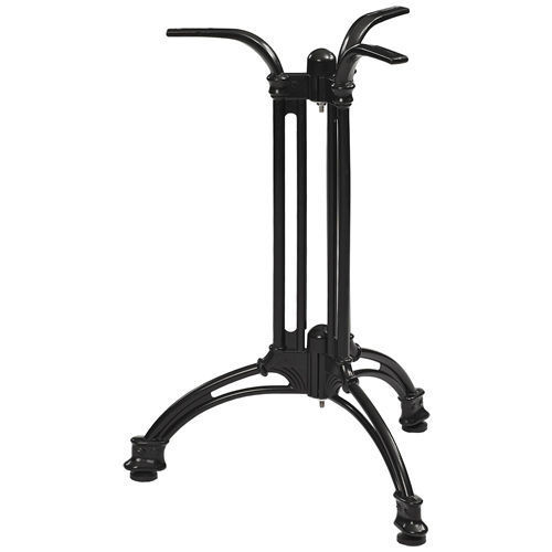 Kent-3-schwarz Gastronomie Terrassen Tischgestell Kent-3 Gussaluminium schwarz pulverbeschichtet, Outdoortischgestell