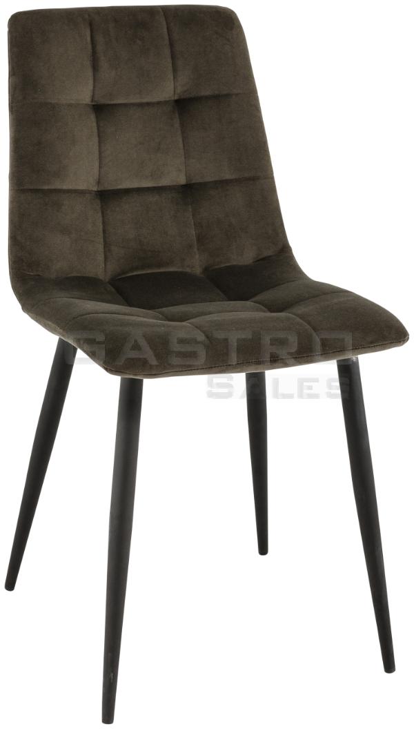 Gastronomiemöbel Gastronomiestuhl Bene, Polster Bronze 9981, Gestell Schwarz, Polsterstuhl, Restaurantstuhl