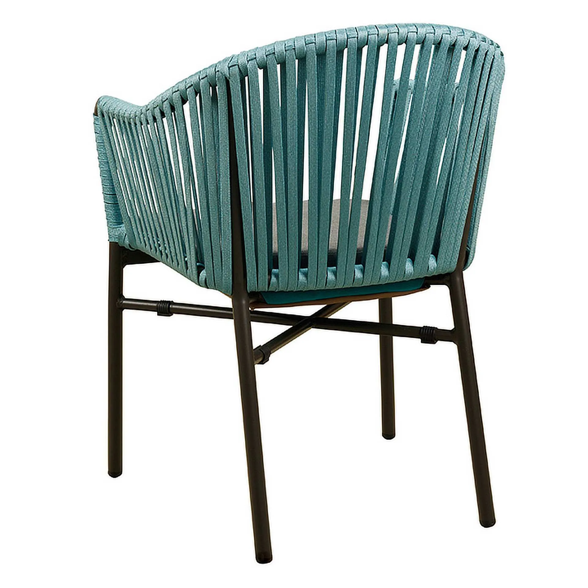Sessel Reni NEW, Geflecht blue, Textilen, Terrassensessel, Outdoorsessel