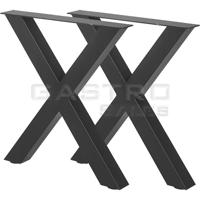 Barney Tischgestell Stahl schwarz pulverbeschichtet