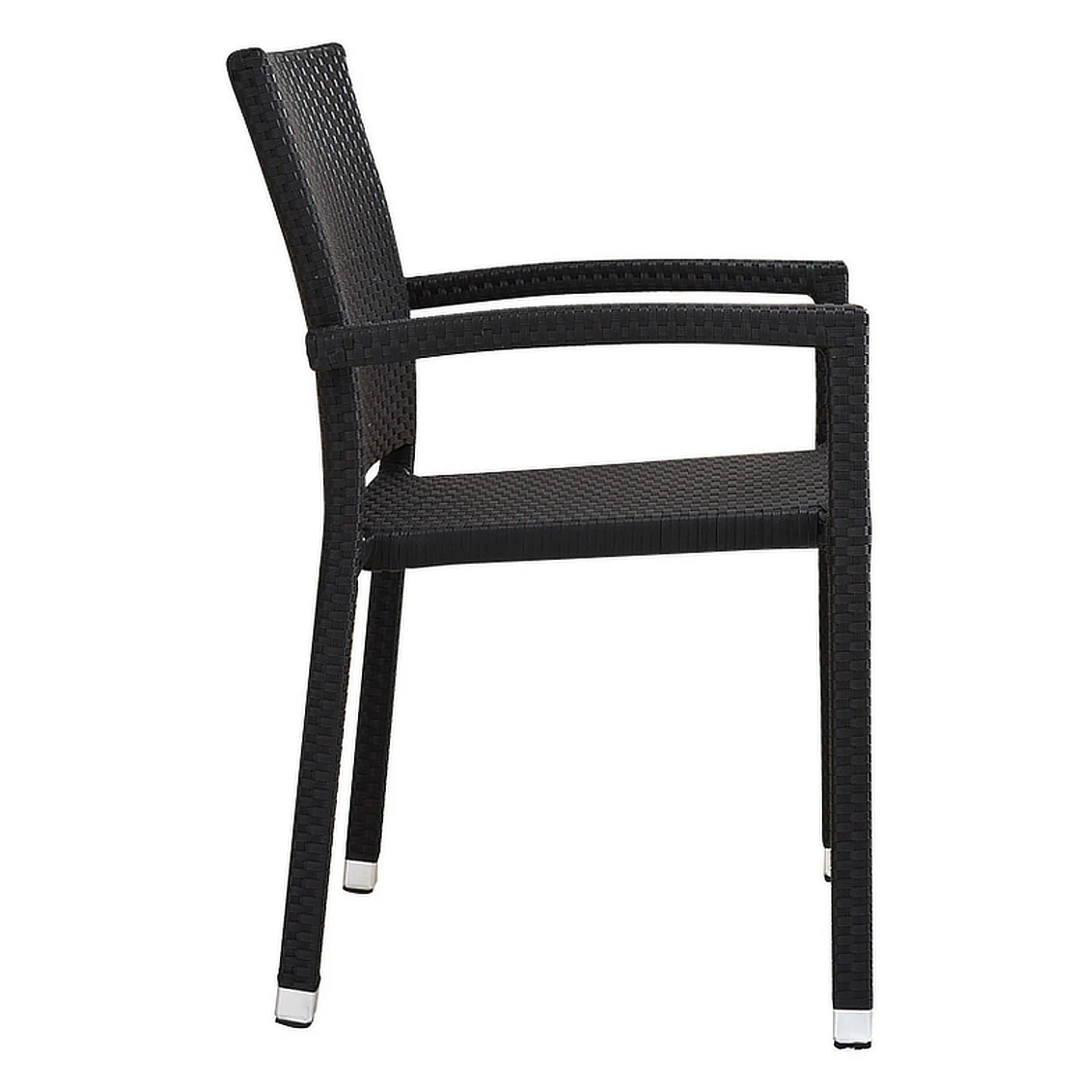 Stuhl Moritz New, Geflecht black, Polyrattan, Terrassenstuhl, Outdoorstuhl
