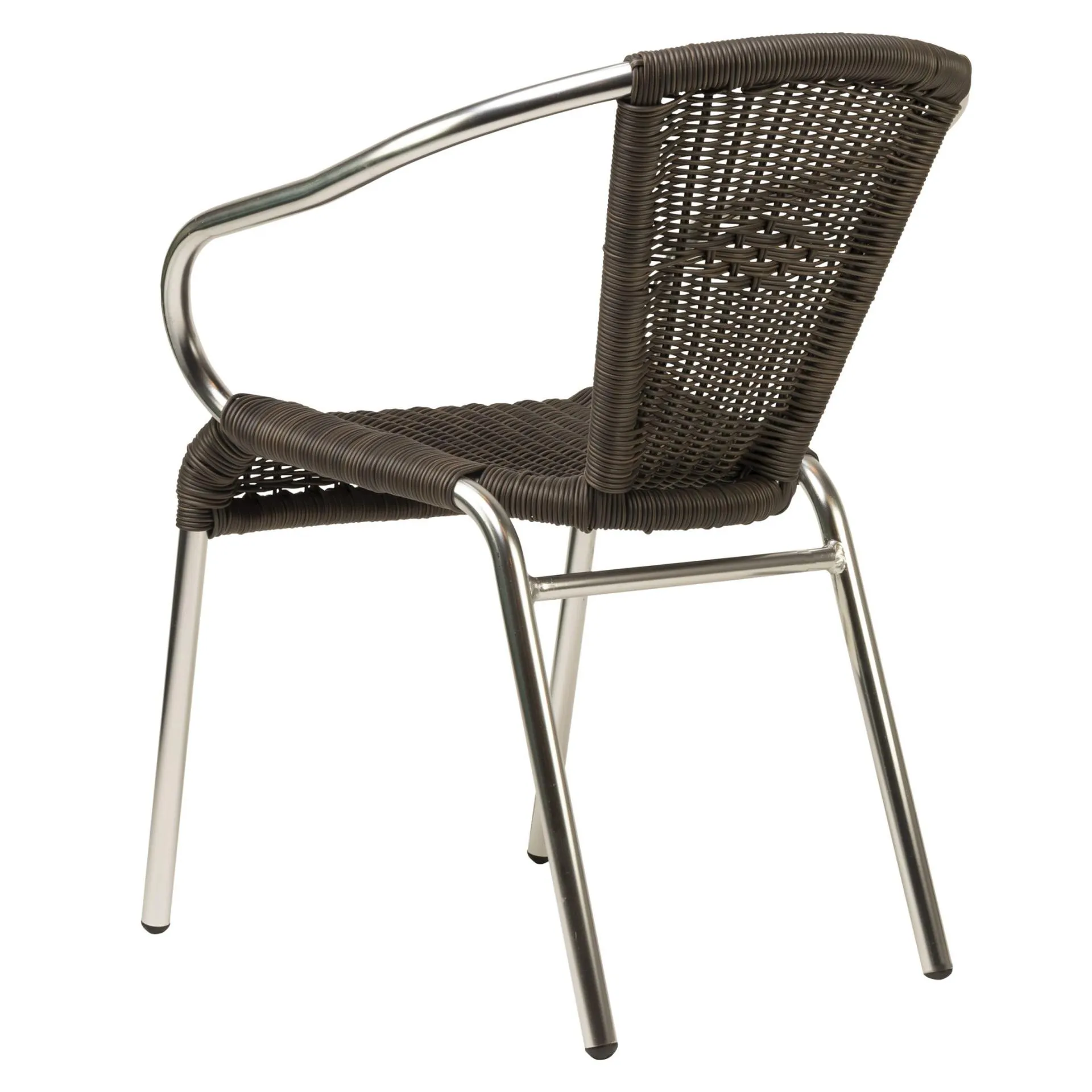 Stuhl Leopold, Gewebe coffee, Polyrattan, Terrassenstuhl, Outdoorstuhl