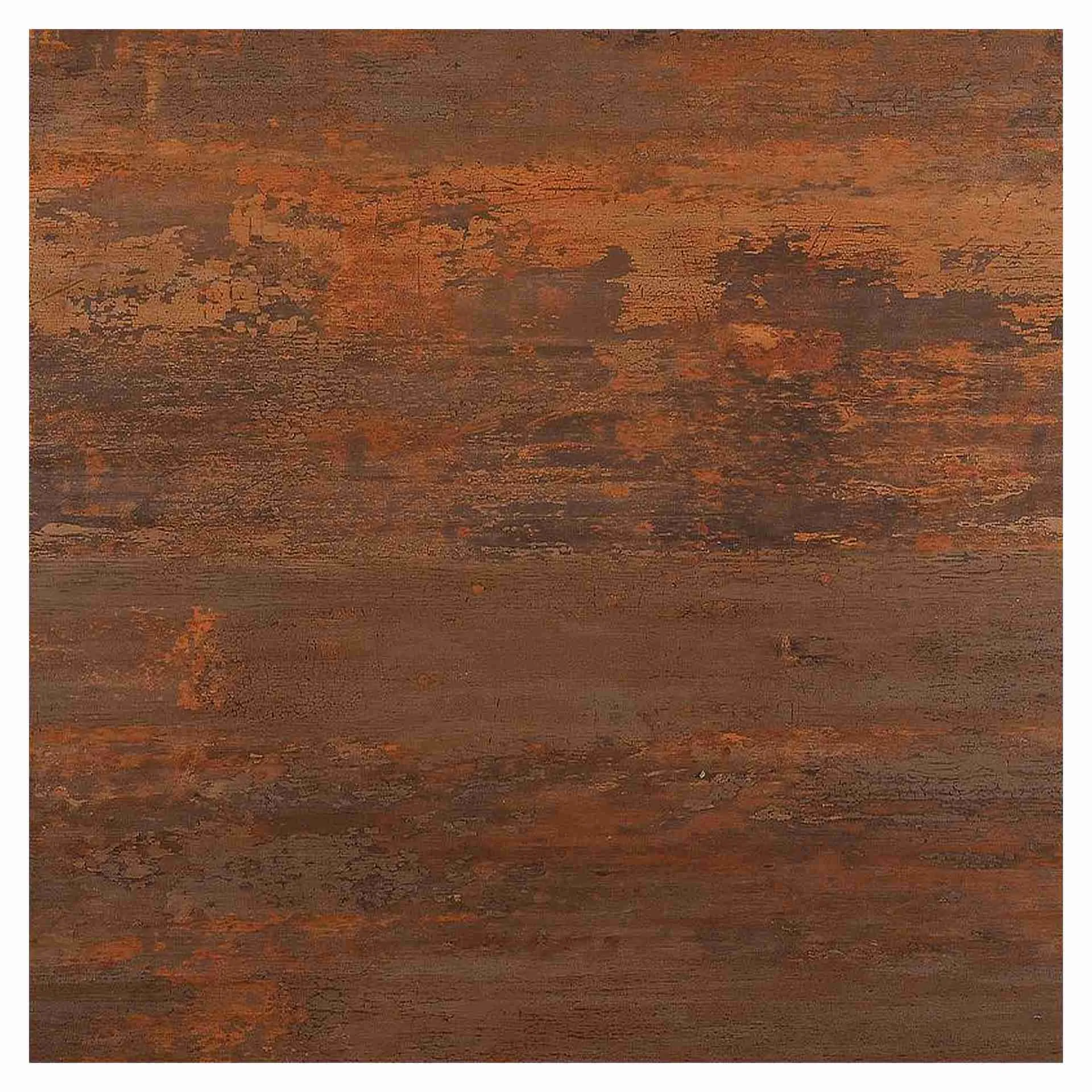 PREMIUM-Serie: Tischplatte Compact 12mm HPL Dekor Rusty Steel Terrassentischplatte Outdoor