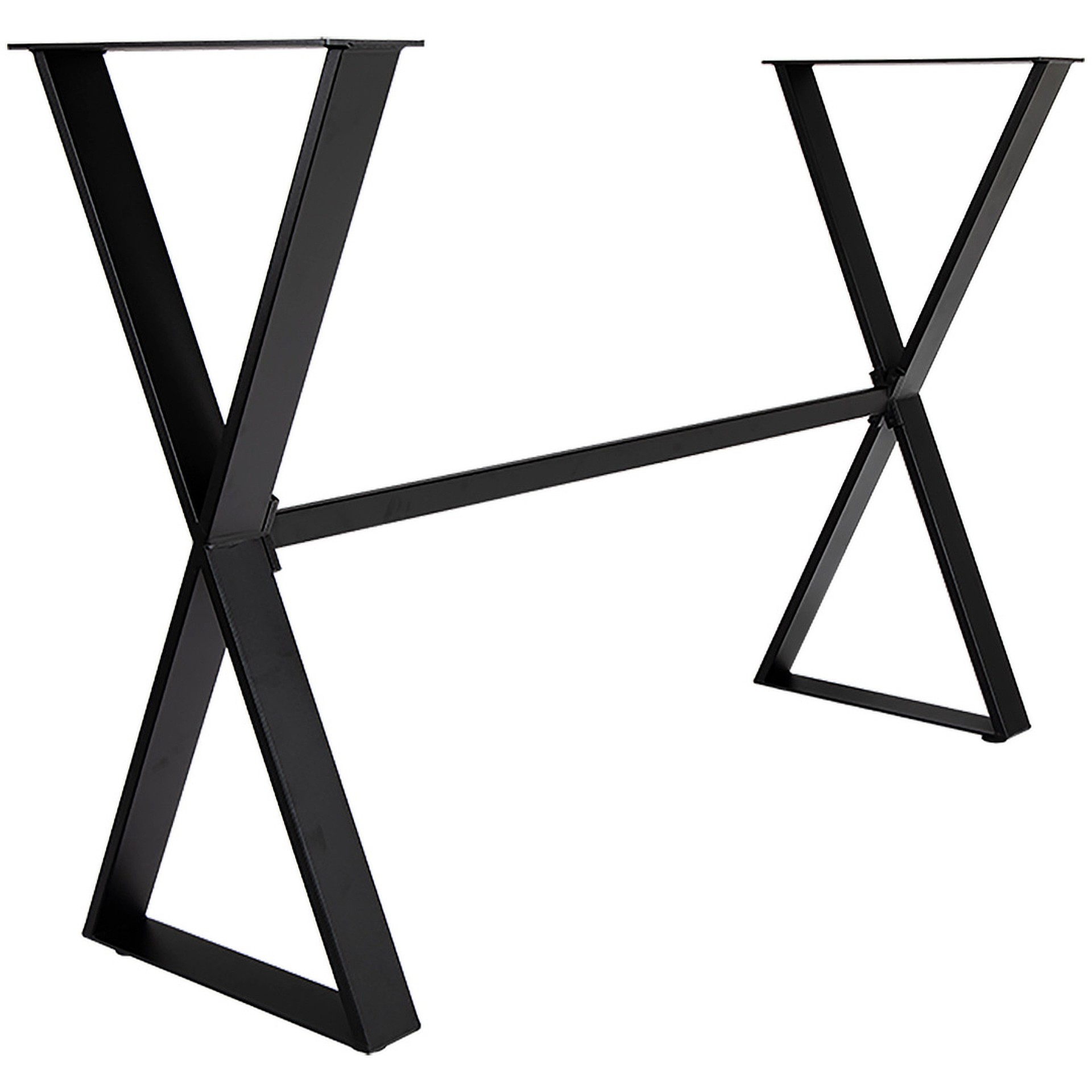 Merton Bar Stehtischgestell Stahl schwarz pulverbeschichtet