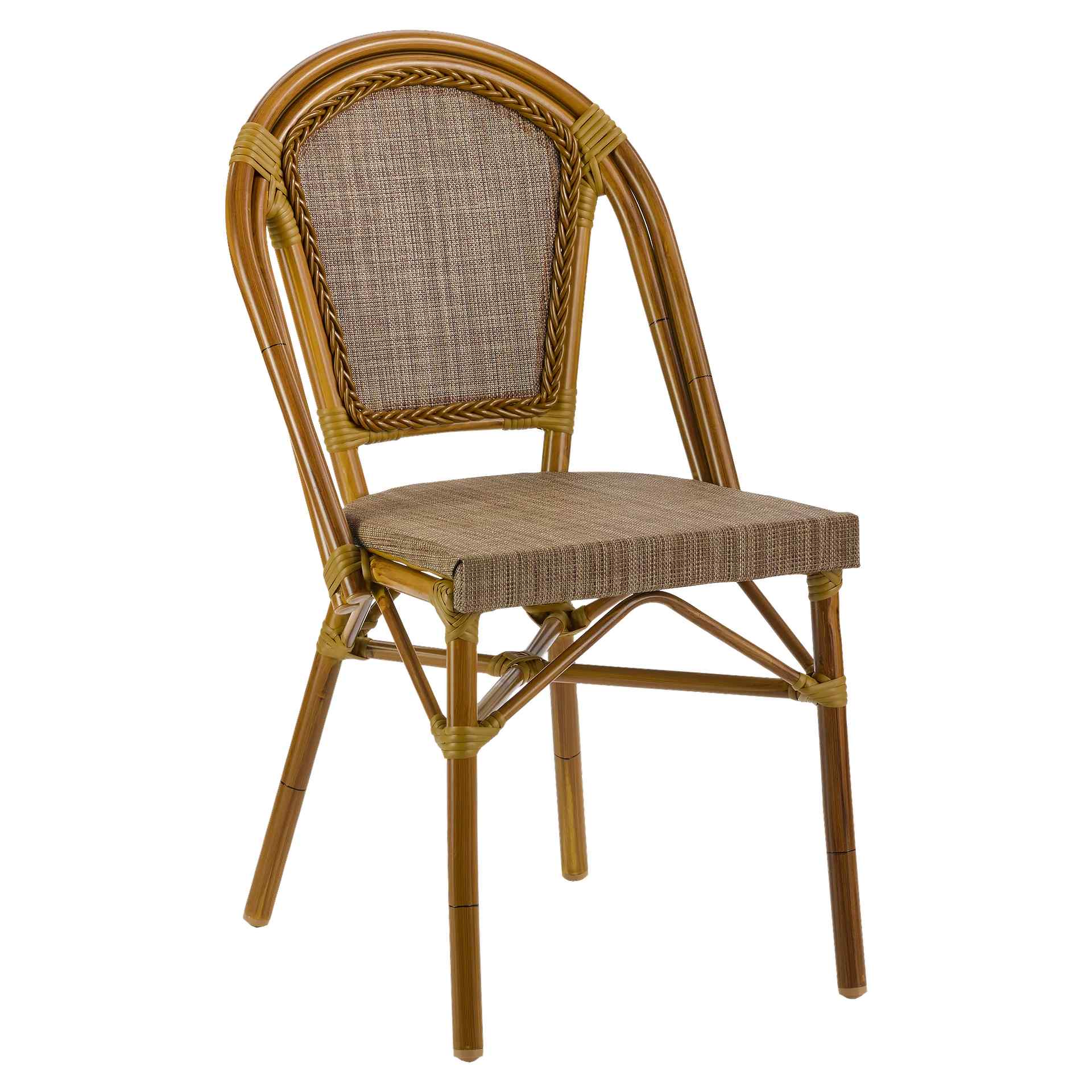 Stuhl Morris, Gewebe grau, Textilen, Terrassenstuhl, Outdoorstuhl