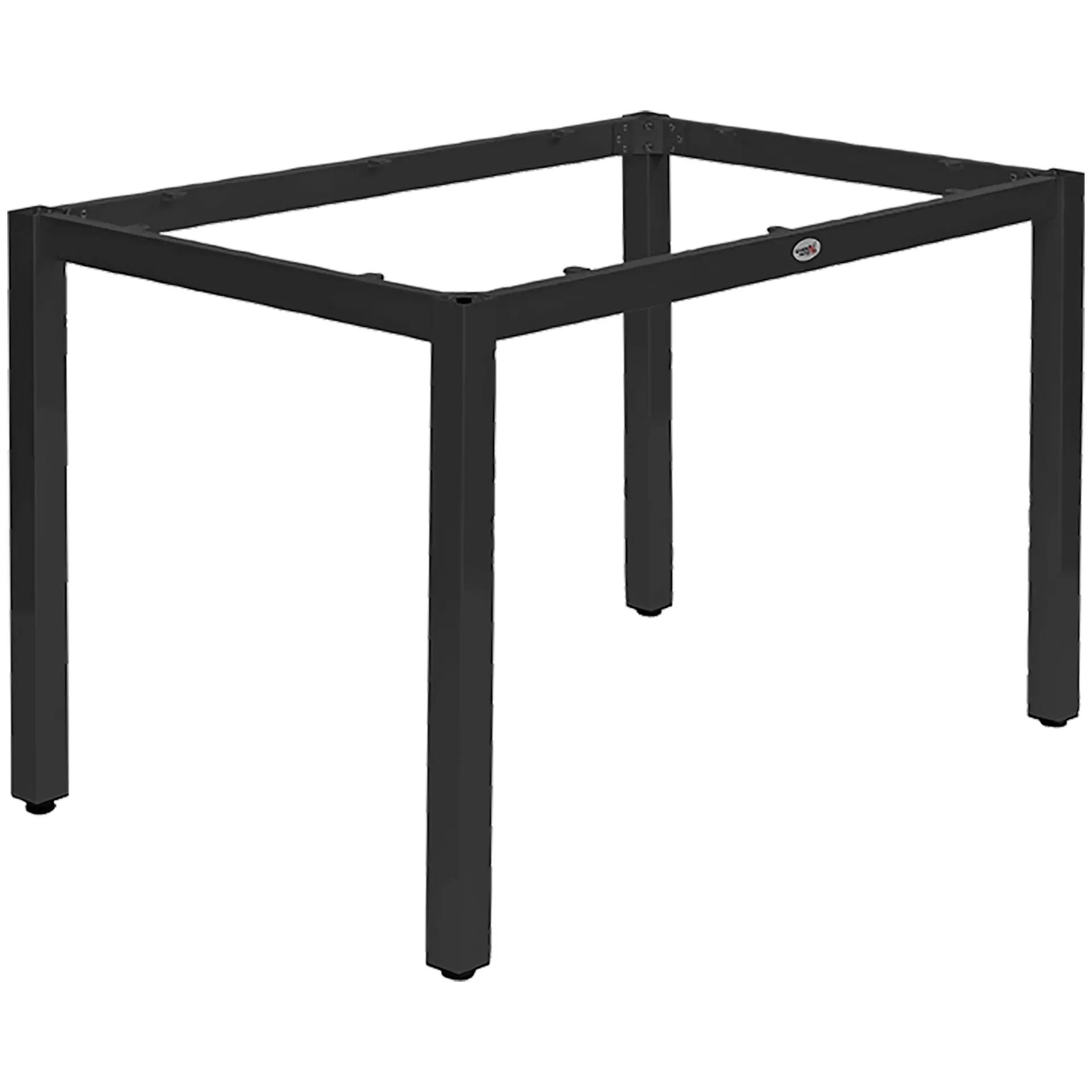 CLASSIC-Serie: Tischgestell Dina 120 Tischgestell Aluminium schwarz pulverbeschichtet, Outdoor, Terrasse