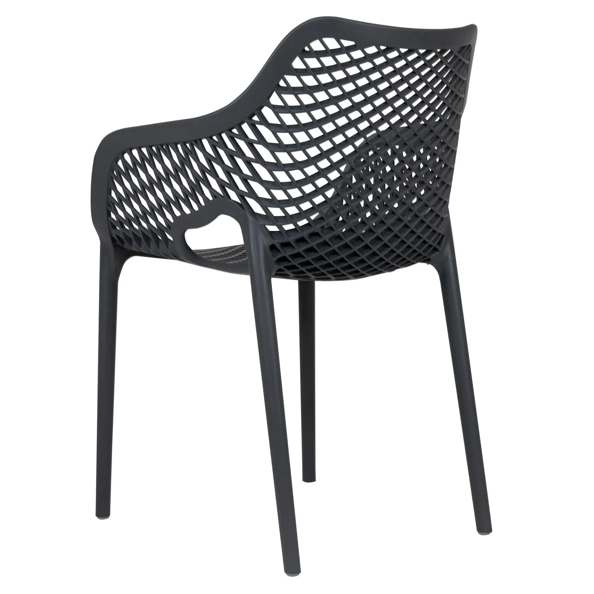 Sessel Air AL Grey FiberglasPolypropylen, Terrassenstuhl, Outdoorstuhl