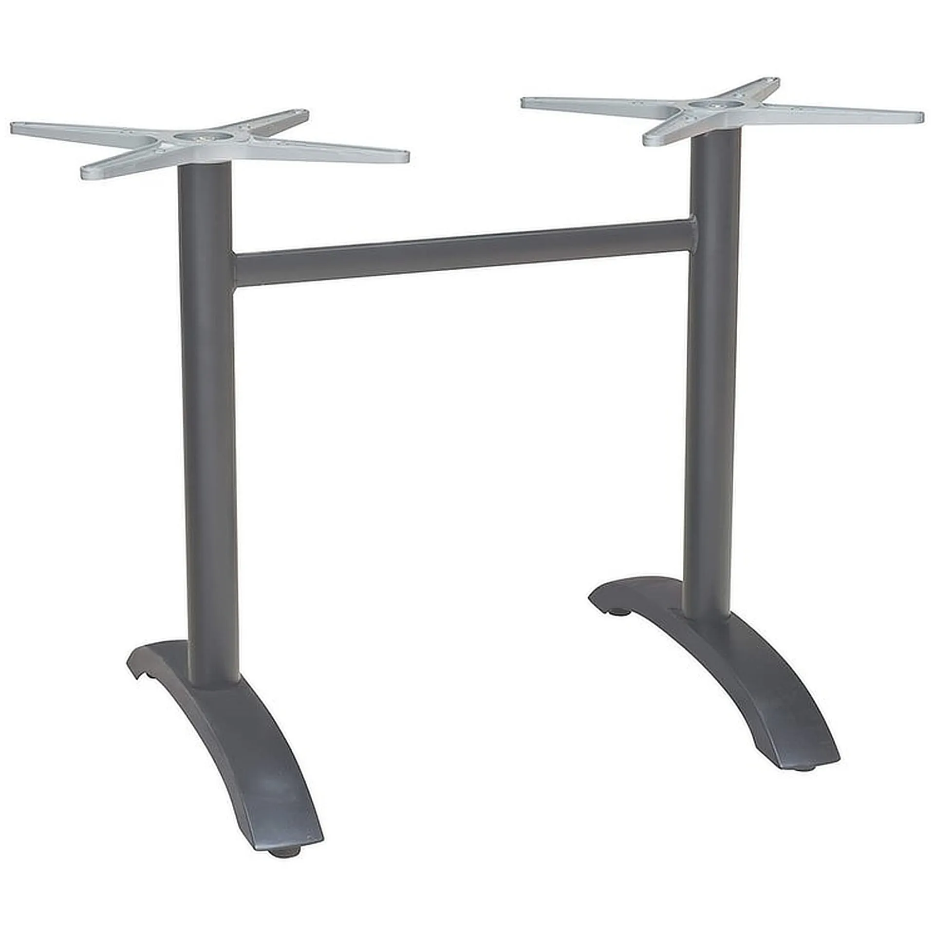 SELECT-Serie: Tischgestell Vento-2 Aluminium anthrazit pulverbeschichtet, Outdoor, Terrasse