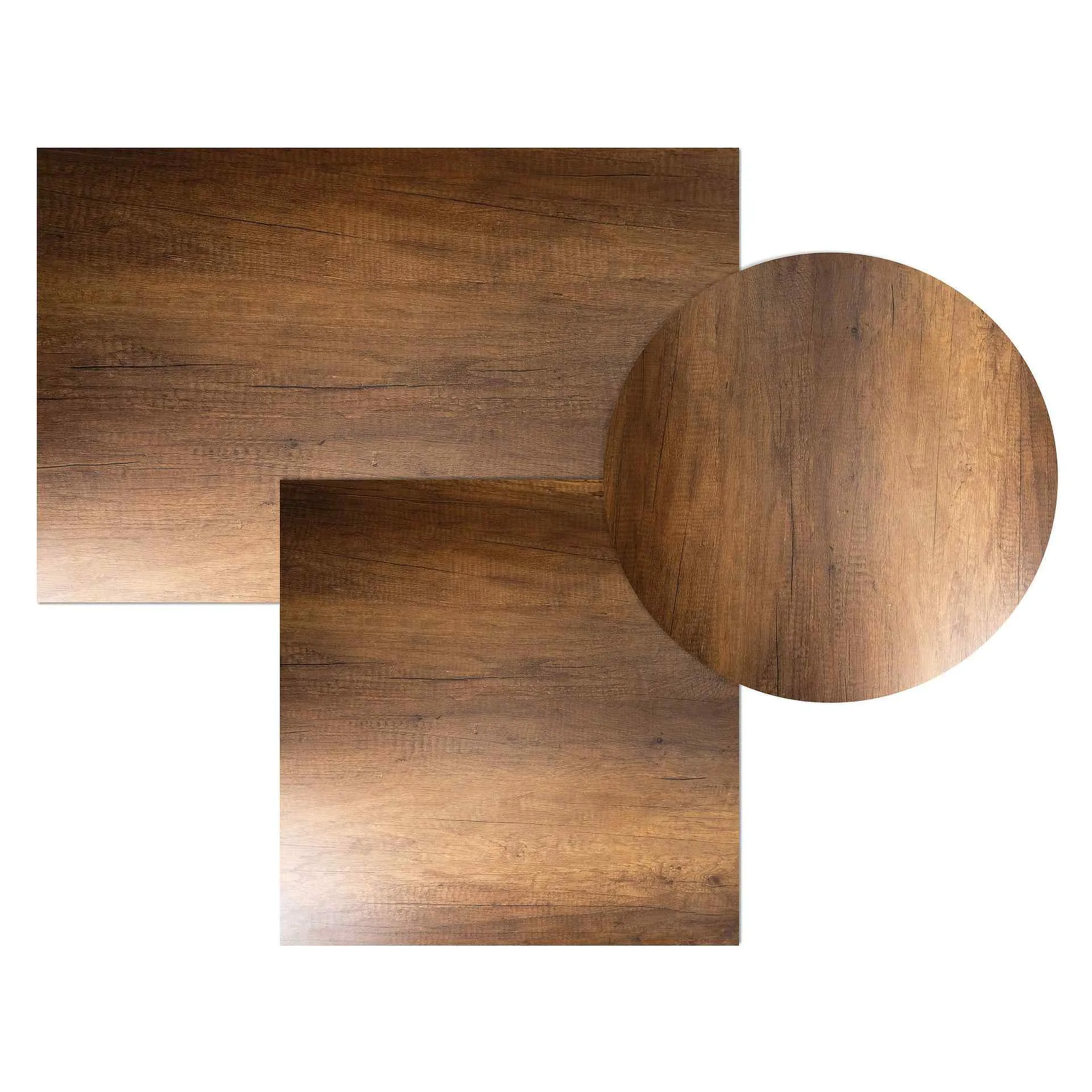 PREMIUM-Serie: Tischplatte Compact 12mm HPL Dekor Colorado Oak Terrassentischplatte Outdoor