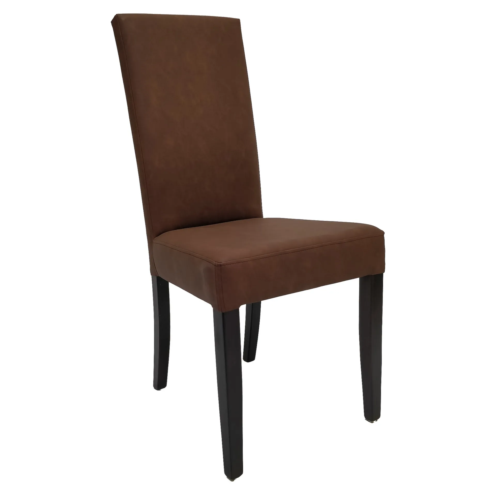 Stuhl Gerald, Polster Braun, Wenge, Polsterstuhl, Restaurantstuhl 