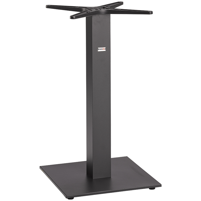 Ana-Q-anthrazit Gastronomie Terrassen Tischgestell Ana Q aus Aluminium anthrazit pulverbeschichtet, Outdoortischgestell