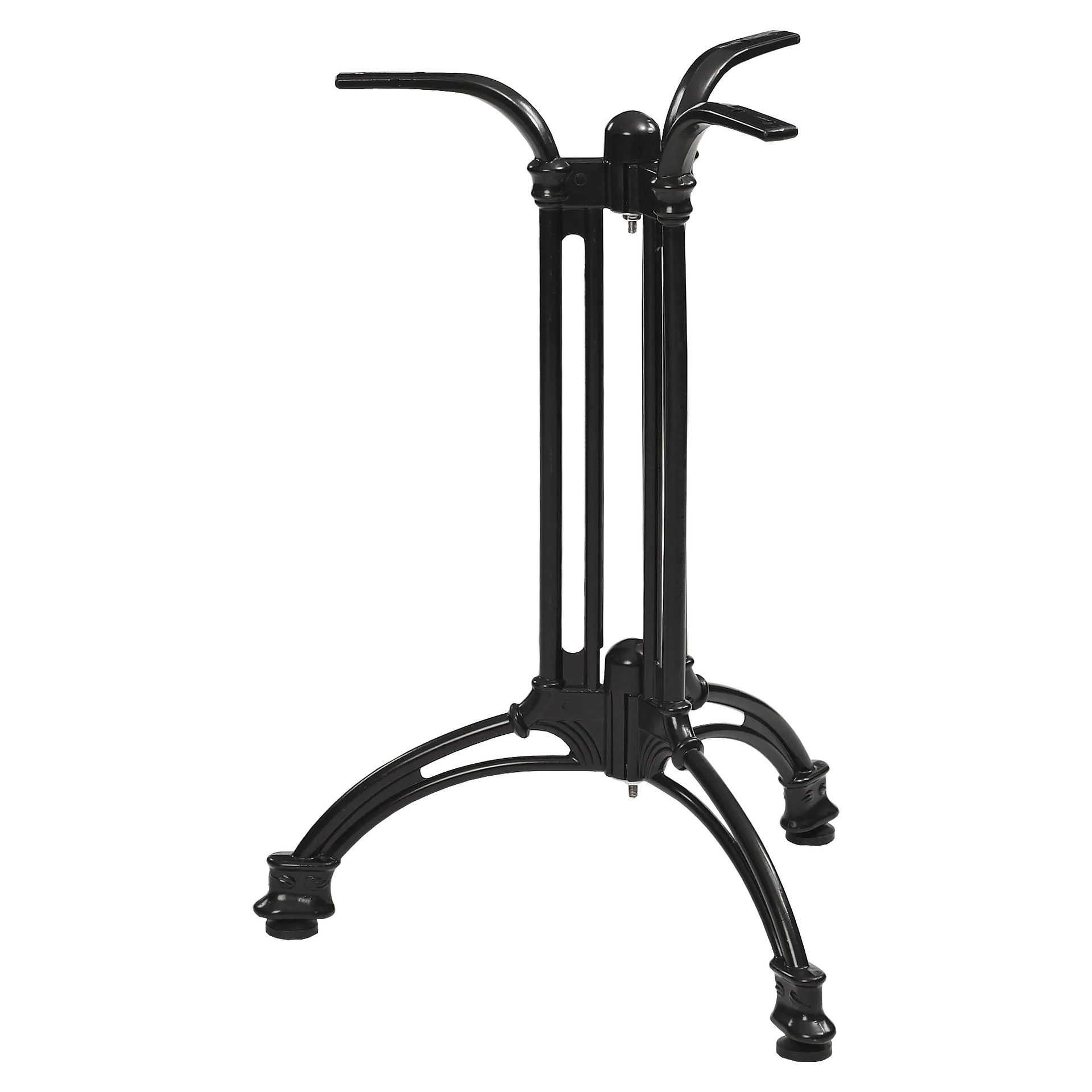 Kent-3 Tischgestell Gussaluminium schwarz pulverbeschichtet, Outdoor, Terrasse