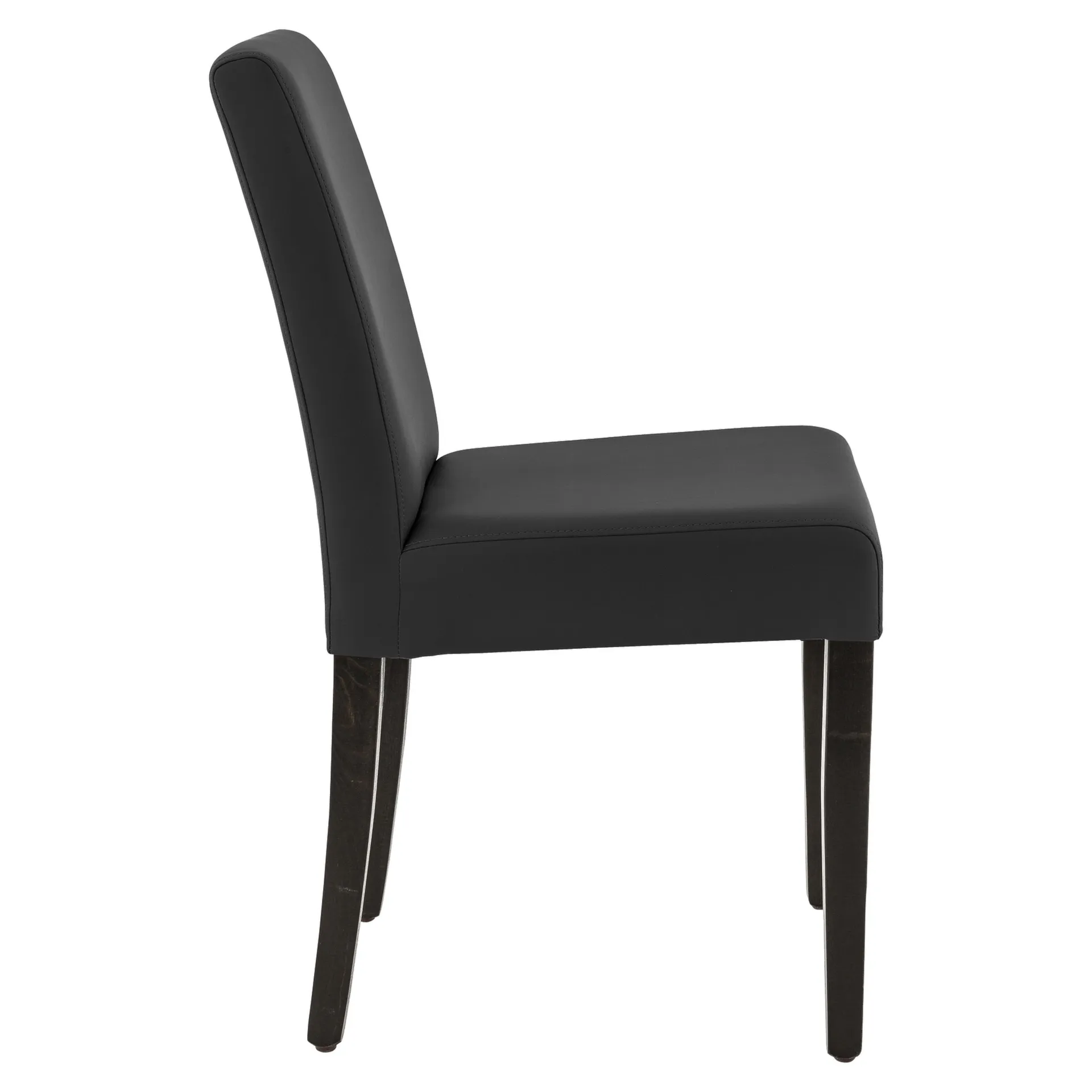 Stuhl Perry, Polster Black, Wenge, Polsterstuhl, Restaurantstuhl