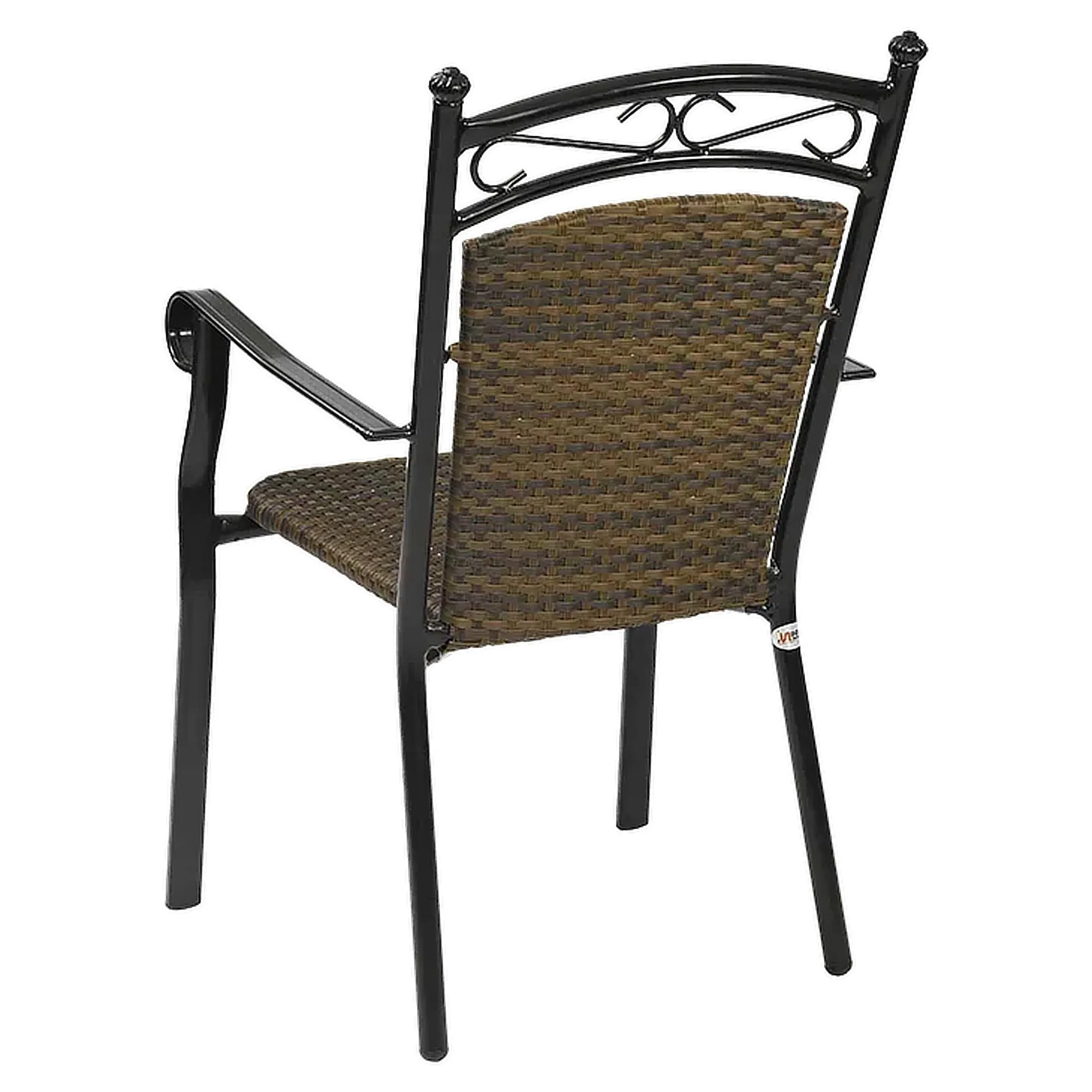 Stuhl Sofie, Gewebe burned, Polyrattan, Terrassenstuhl, Outdoorstuhl