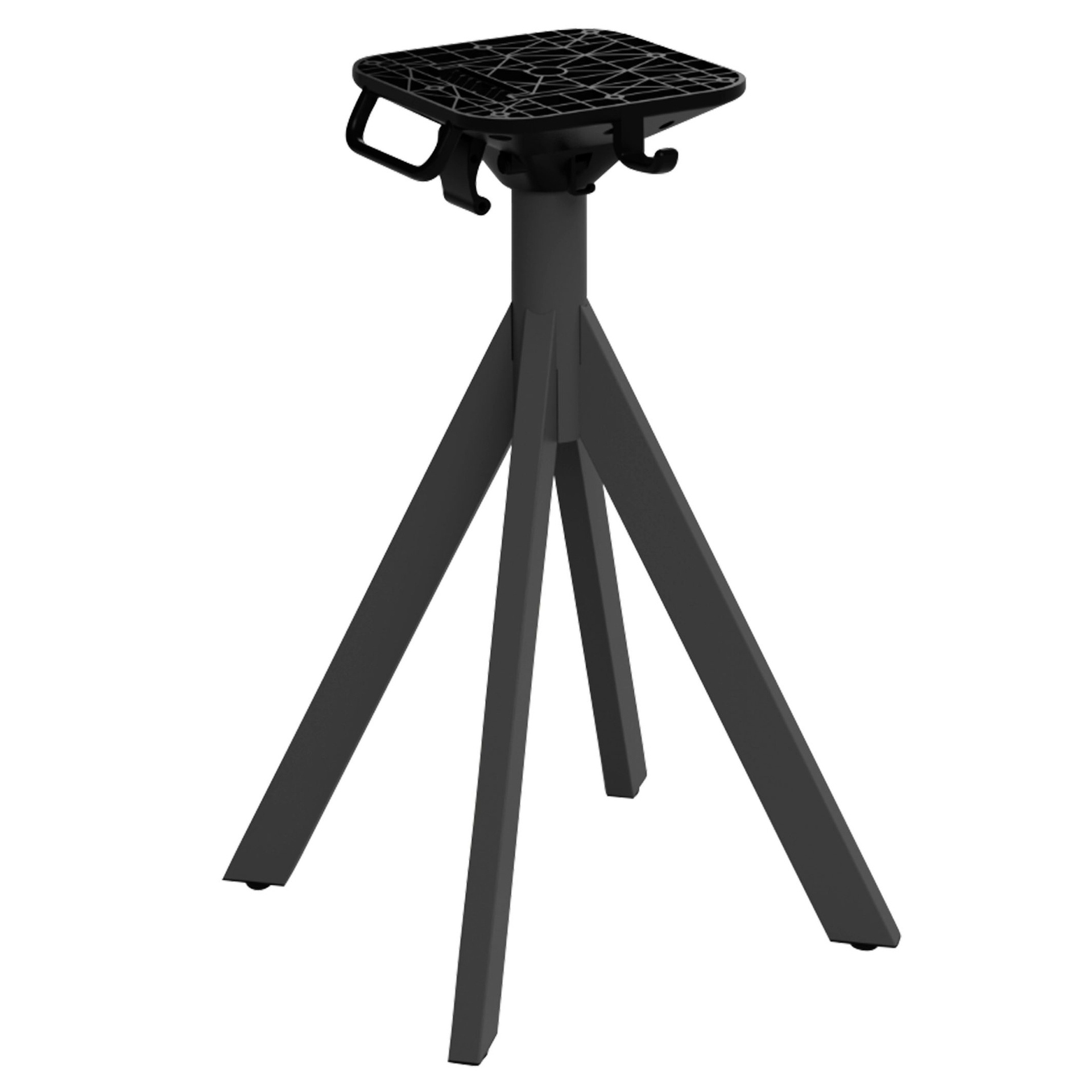 PREMIUM-Serie: Tischgestell Tenura-1K klappbar Stahl black pulverbeschichtet, Outdoor, Terrasse