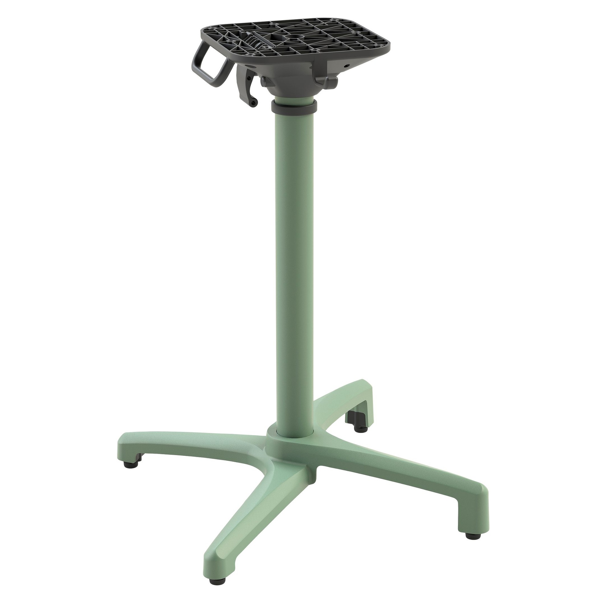 PREMIUM-Serie: Tischgestell Alva-1K klappbar Aluminium green pulverbeschichtet, Outdoor, Terrasse