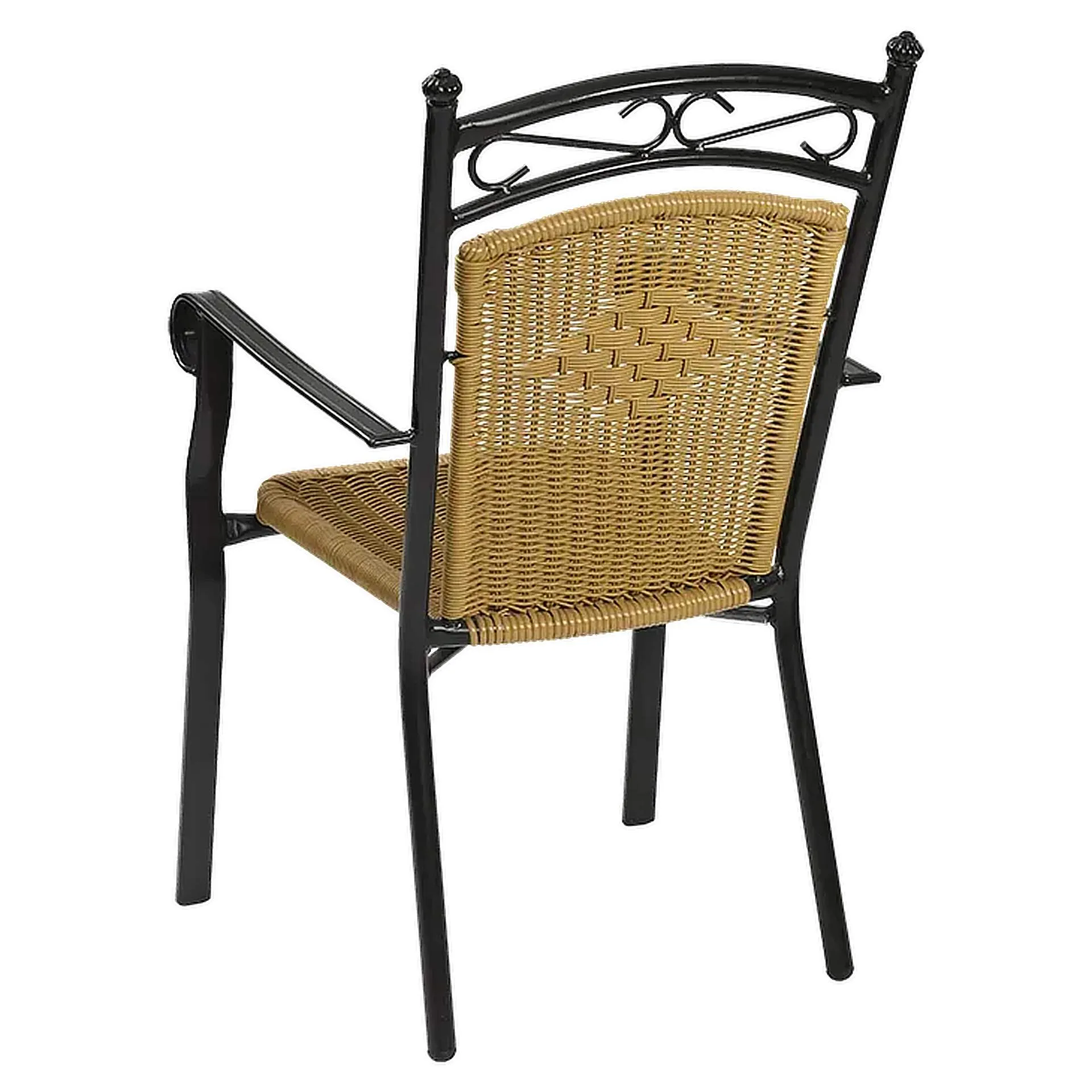 Stuhl Sofie, Gewebe honey, Polyrattan, Terrassenstuhl, Outdoorstuhl