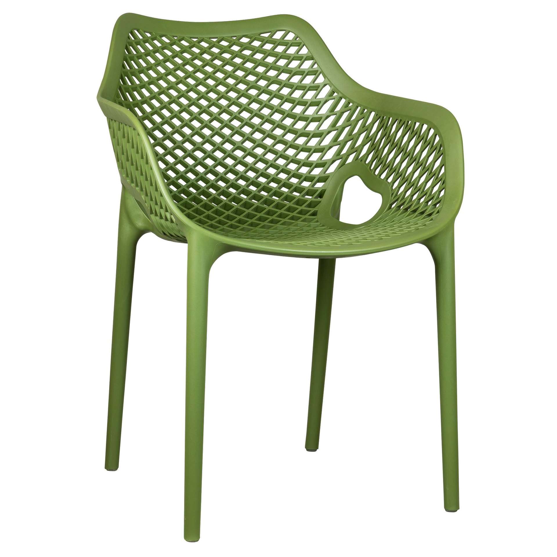 Sessel Air AL Green FiberglasPolypropylen, Terrassenstuhl, Outdoorstuhl