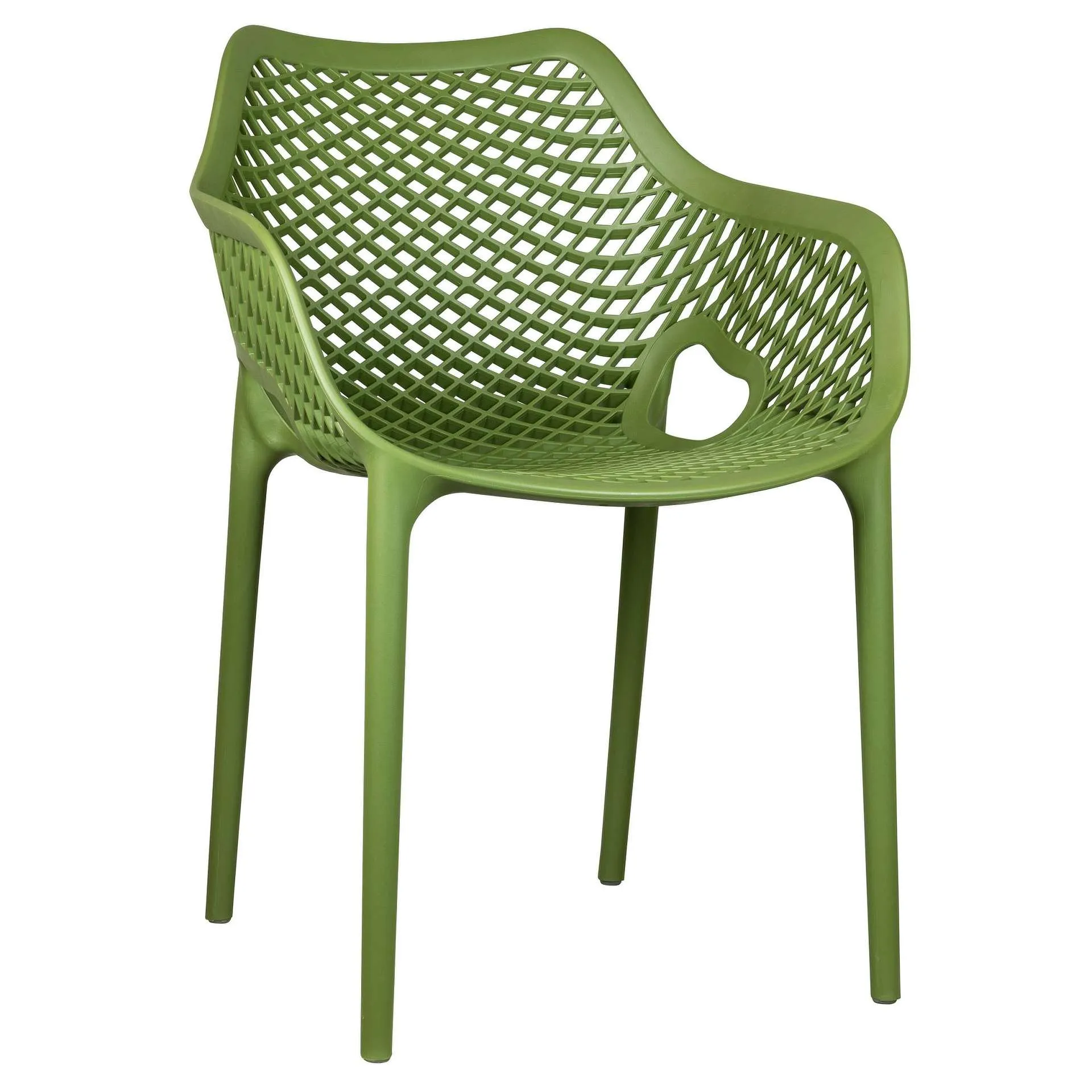 Sessel Air AL Green FiberglasPolypropylen, Terrassenstuhl, Outdoorstuhl