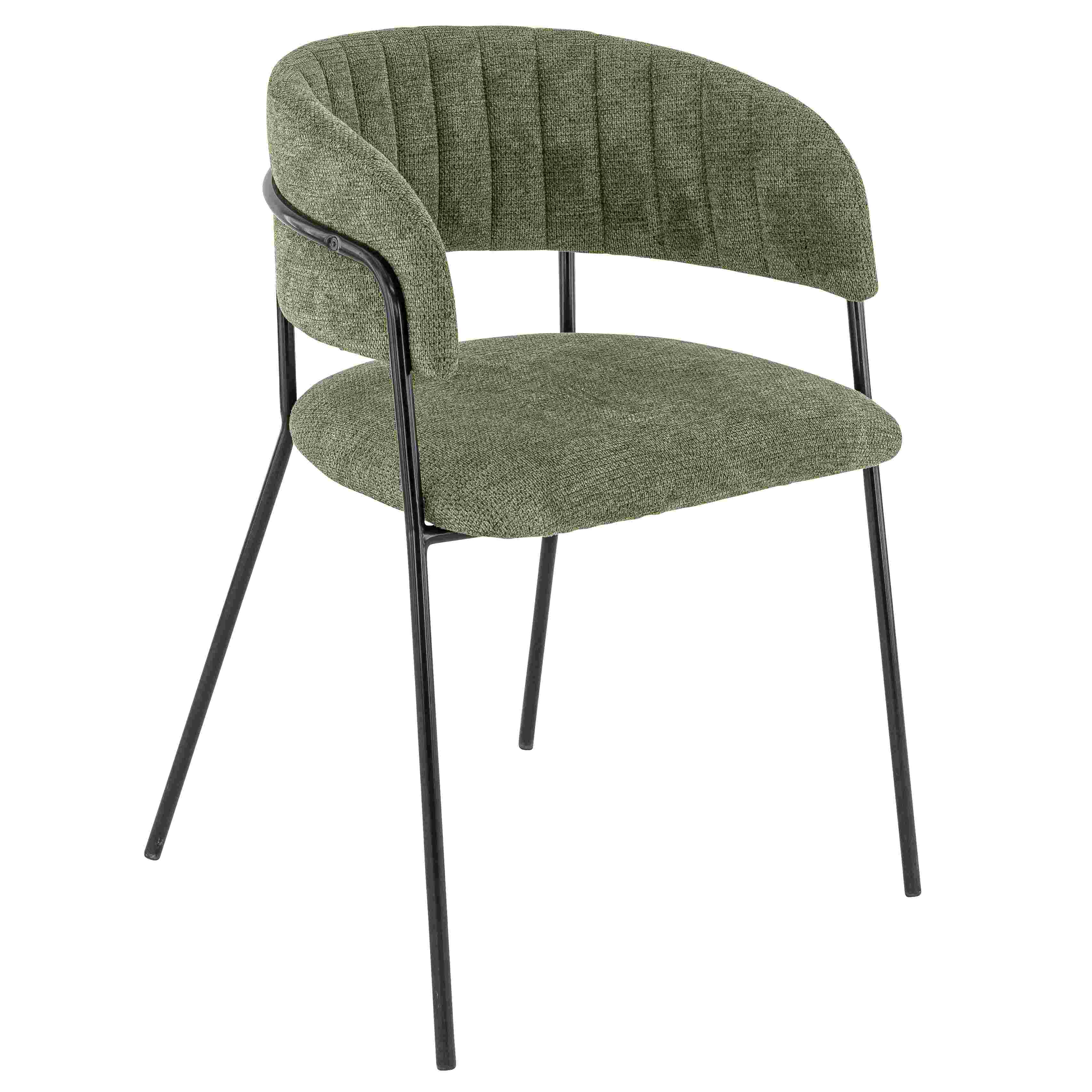 Stuhl Clinton AL, Polster Green, Schwarz, Polsterstuhl, Factory Industrie Design Stuhl Clinton AL, Polster Green, Schwarz, Polsterstuhl, Factory Industrie Design