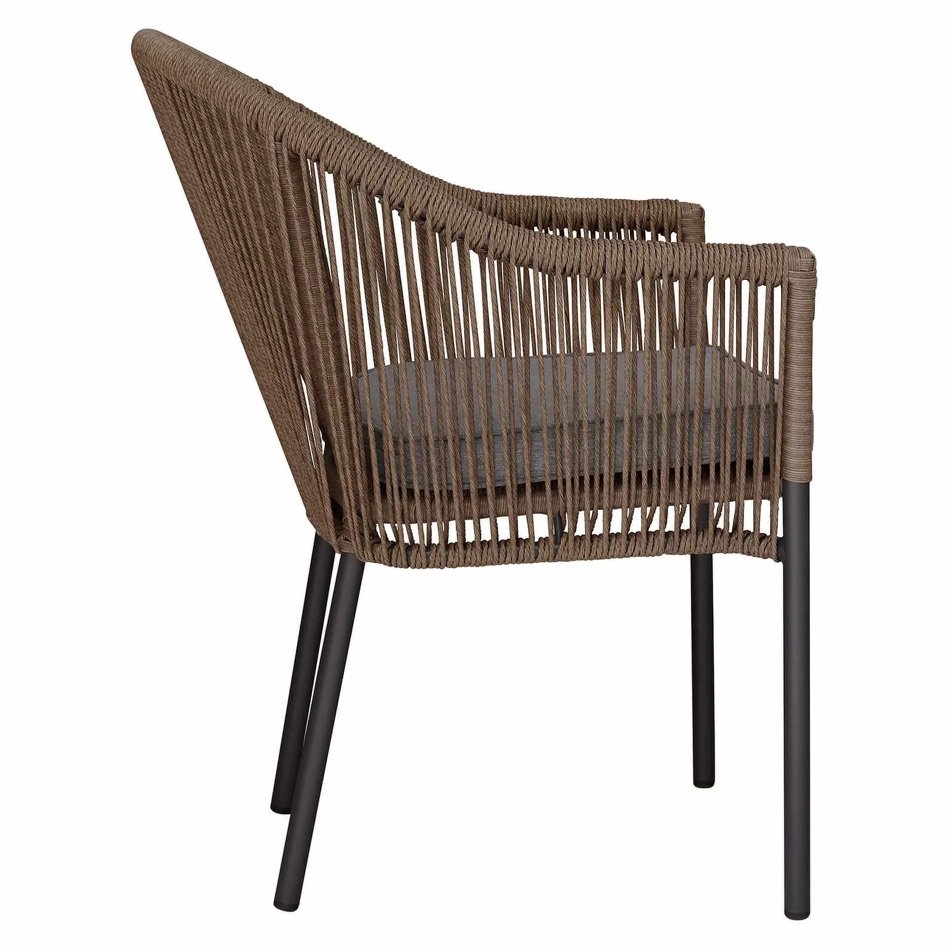 Sessel Devin, Geflecht natur, Korbgeflecht, Terrassensessel, Outdoorsessel