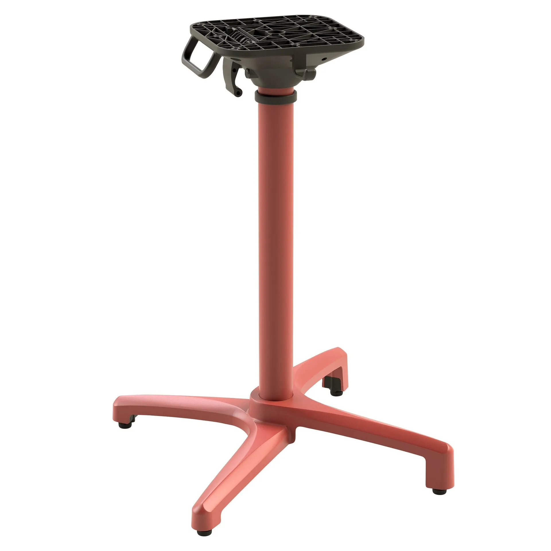 PREMIUM-Serie: Tischgestell Alva-1K klappbar Aluminium orange pulverbeschichtet, Outdoor, Terrasse