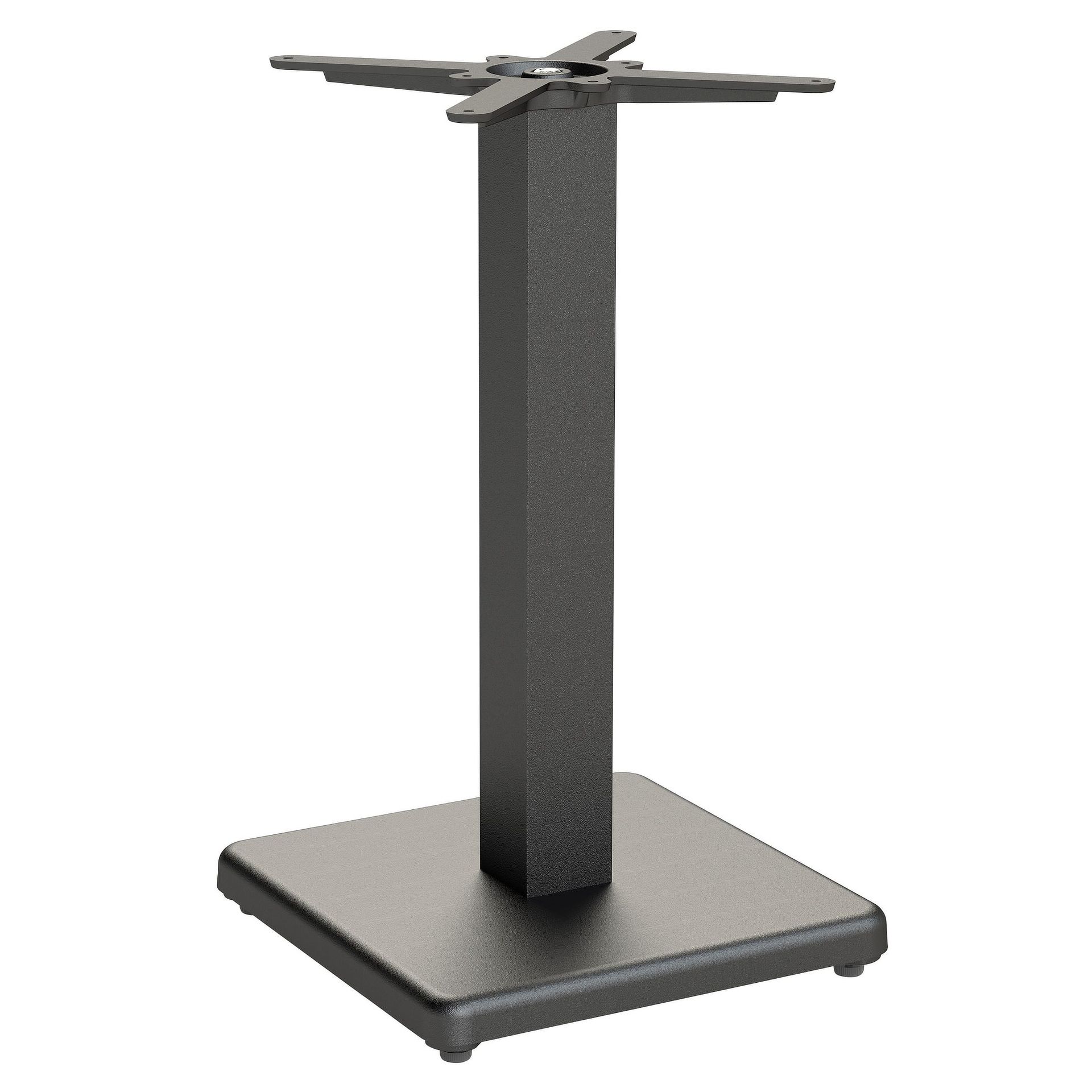 PREMIUM-Serie: Tischgestell Mila-Q Gusseisen schwarz pulverbeschichtet, Outdoor, Terrasse