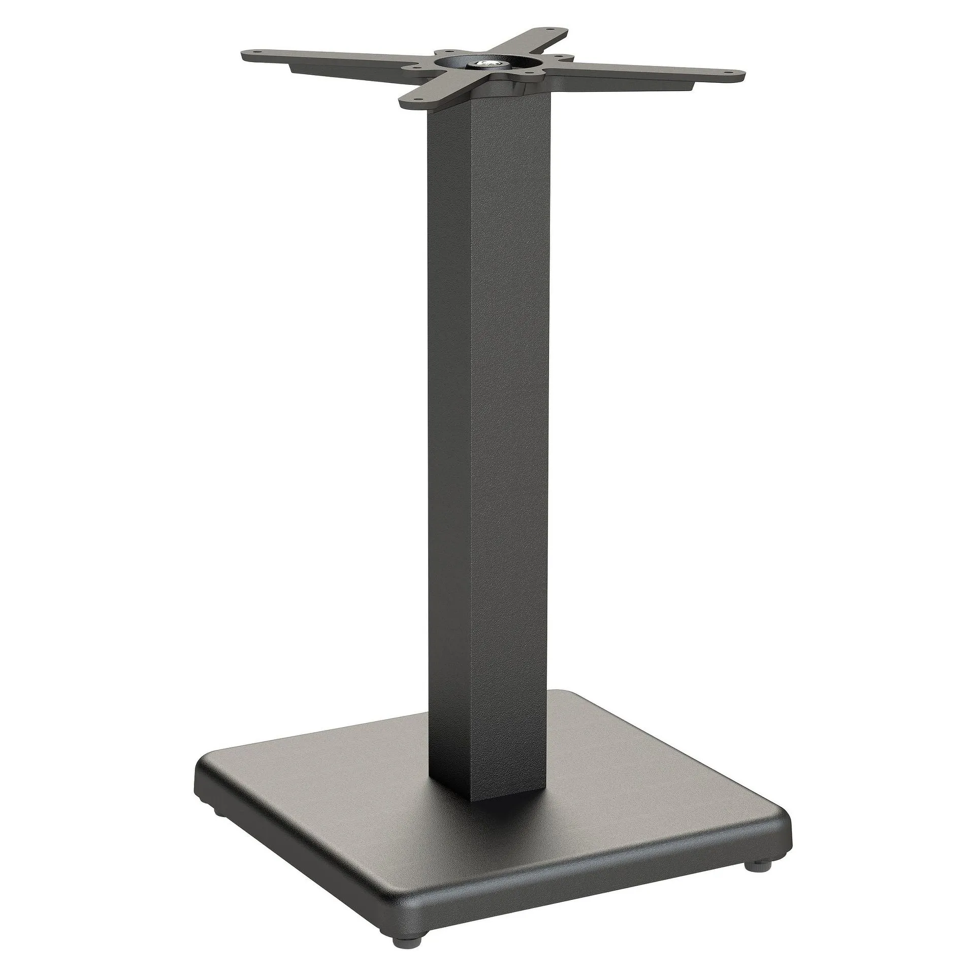 PREMIUM-Serie: Tischgestell Mila-Q Gusseisen schwarz pulverbeschichtet, Outdoor, Terrasse