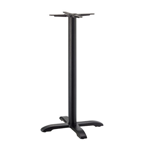 Albani-Bar-4ji24SXWM7VZ6b Gastronomie Metall Stehtischgestell Albani Bar 4 Gusseisen Fußkreuz schwarz pulverbeschichtet