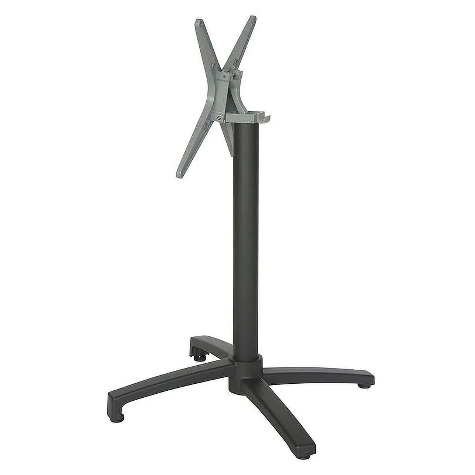 SELECT-Serie: Tischgestell Velos-1K klappbar Aluminium anthrazit pulverbeschichtet, Outdoor, Terrasse