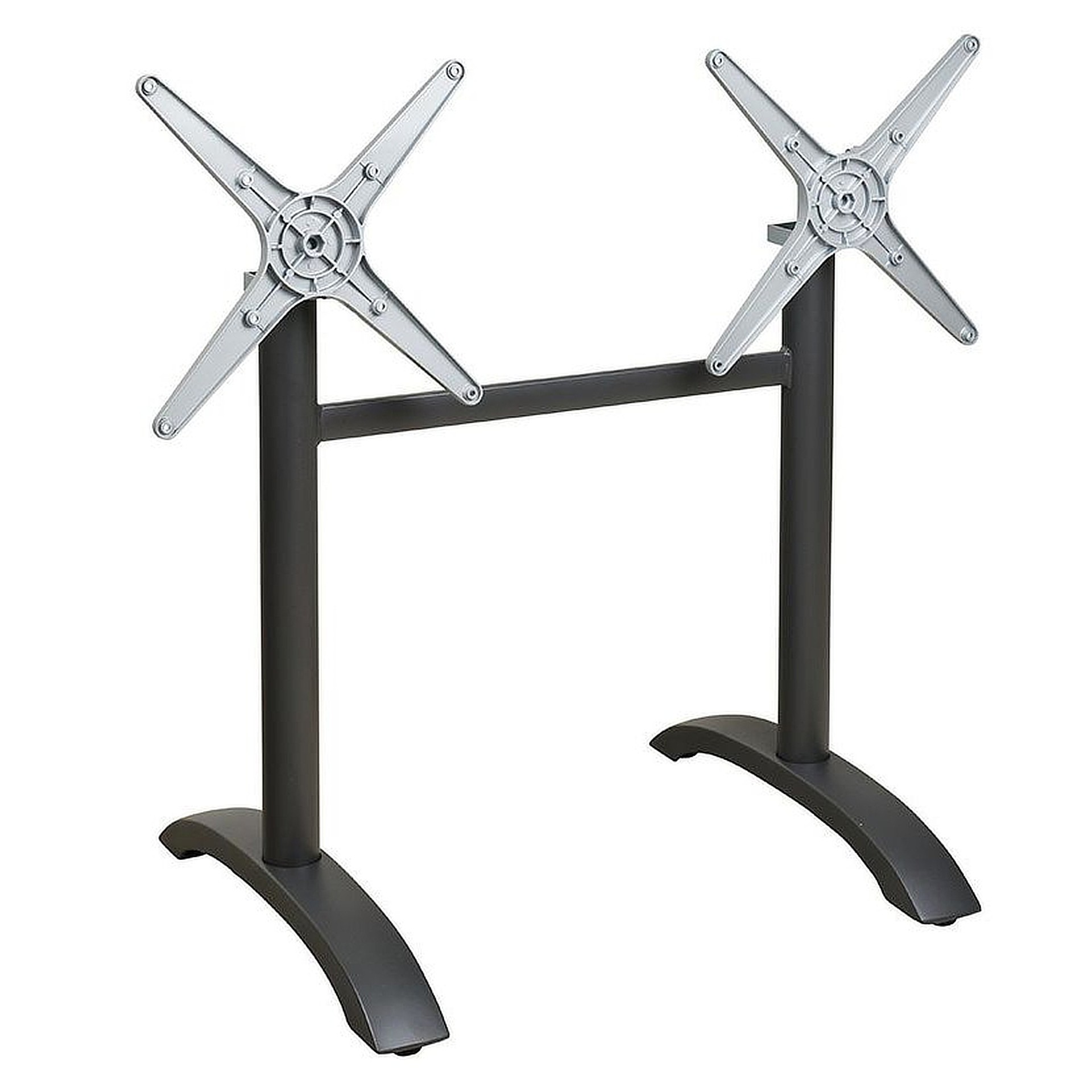 SELECT-Serie: Tischgestell Vento-2K klappbar, Aluminium anthrazit pulverbeschichtet, Outdoor, Terrasse