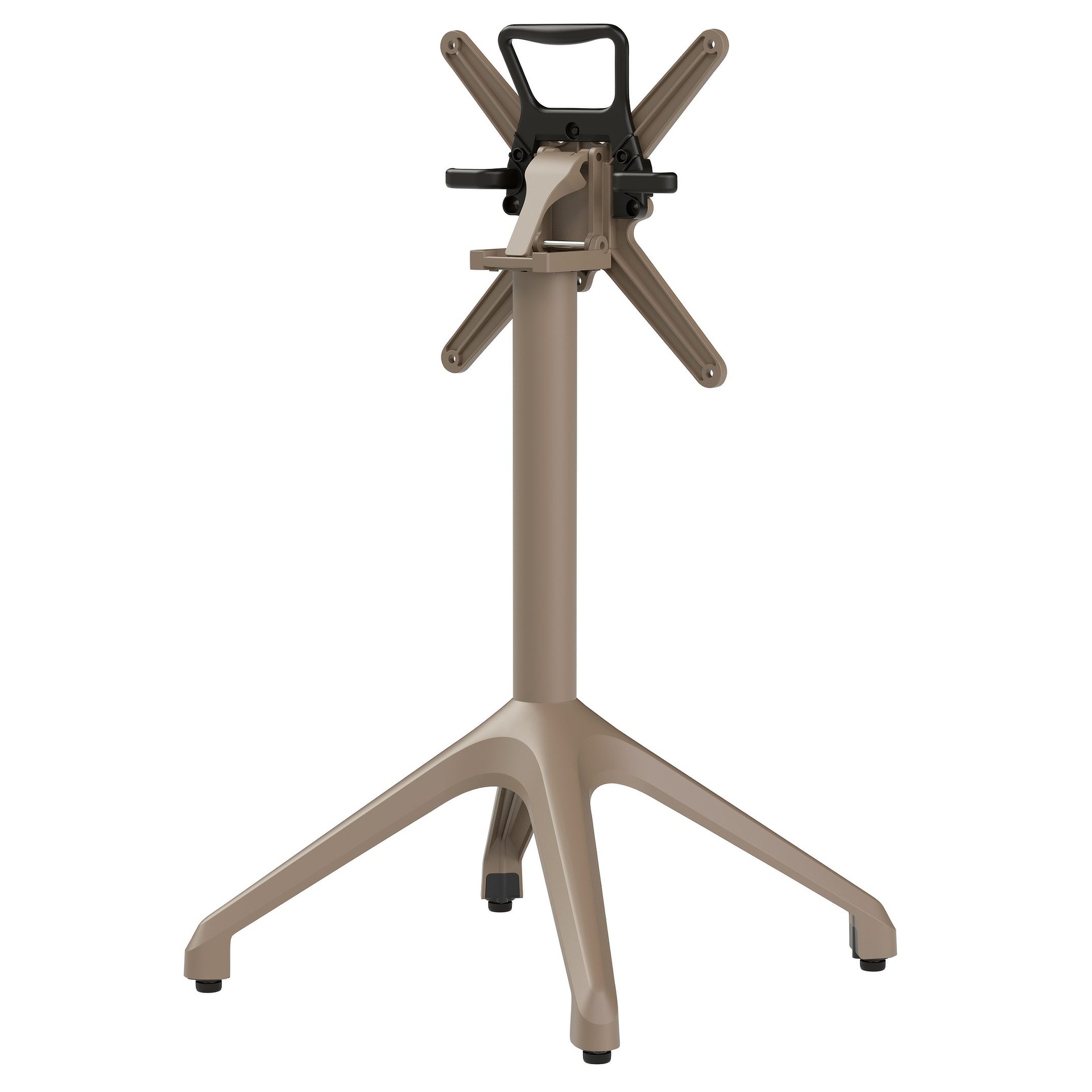 PREMIUM-Serie: Tischgestell Elora-1K klappbar Aluminium khaki pulverbeschichtet, Outdoor, Terrasse