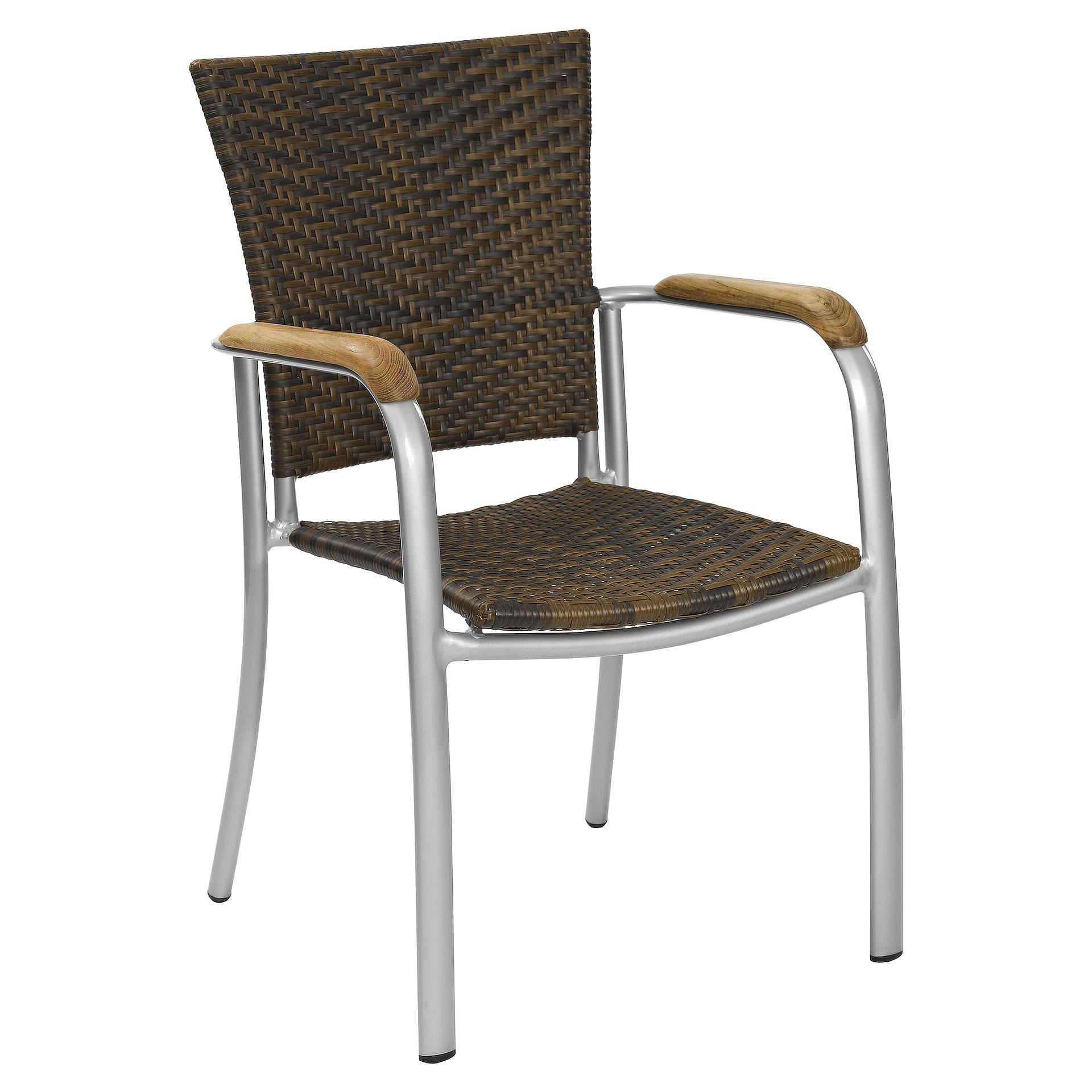 Stuhl Jari, Gewebe burned, Polyrattan, Terrassenstuhl, Outdoorstuhl