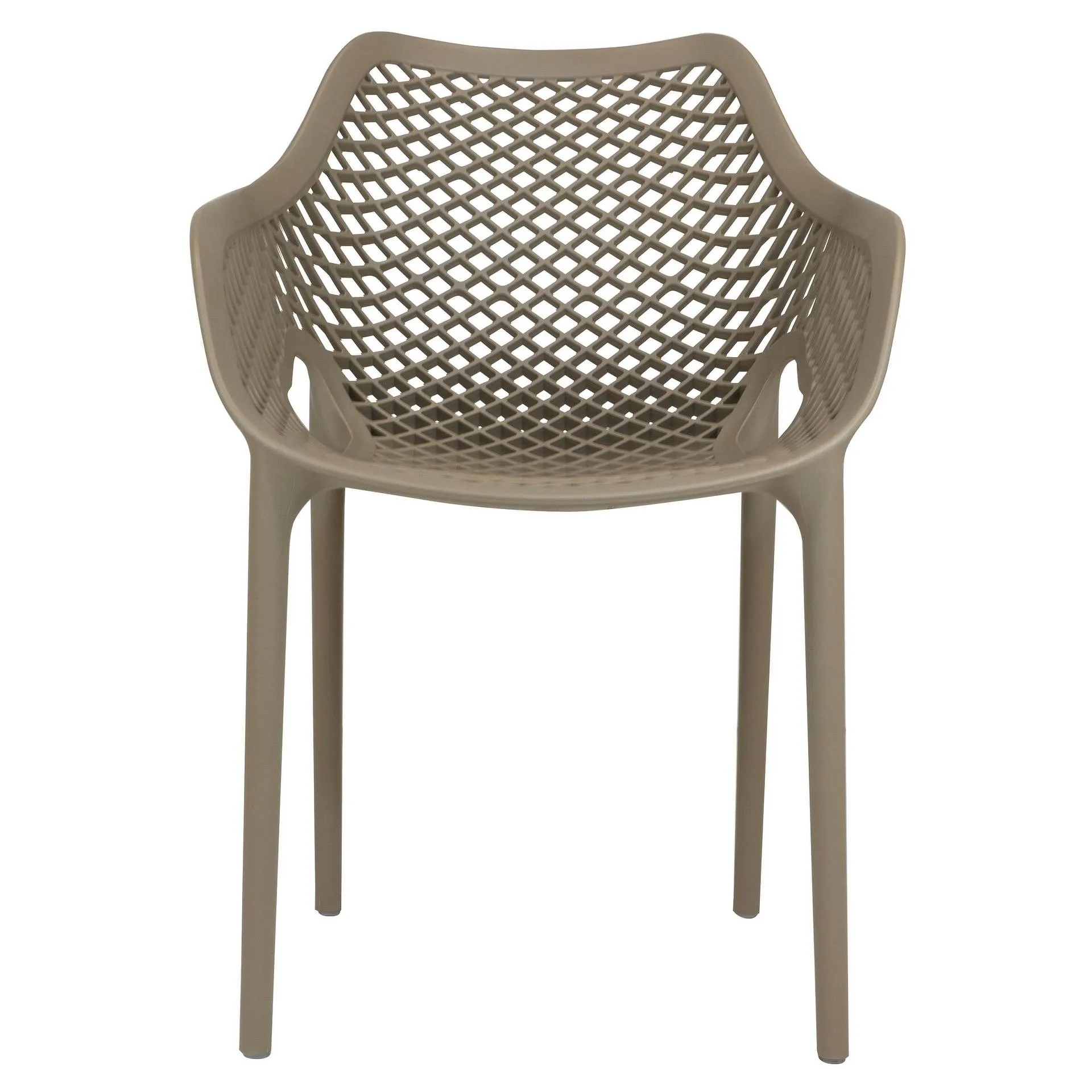 Sessel Air AL Taupe FiberglasPolypropylen, Terrassenstuhl, Outdoorstuhl