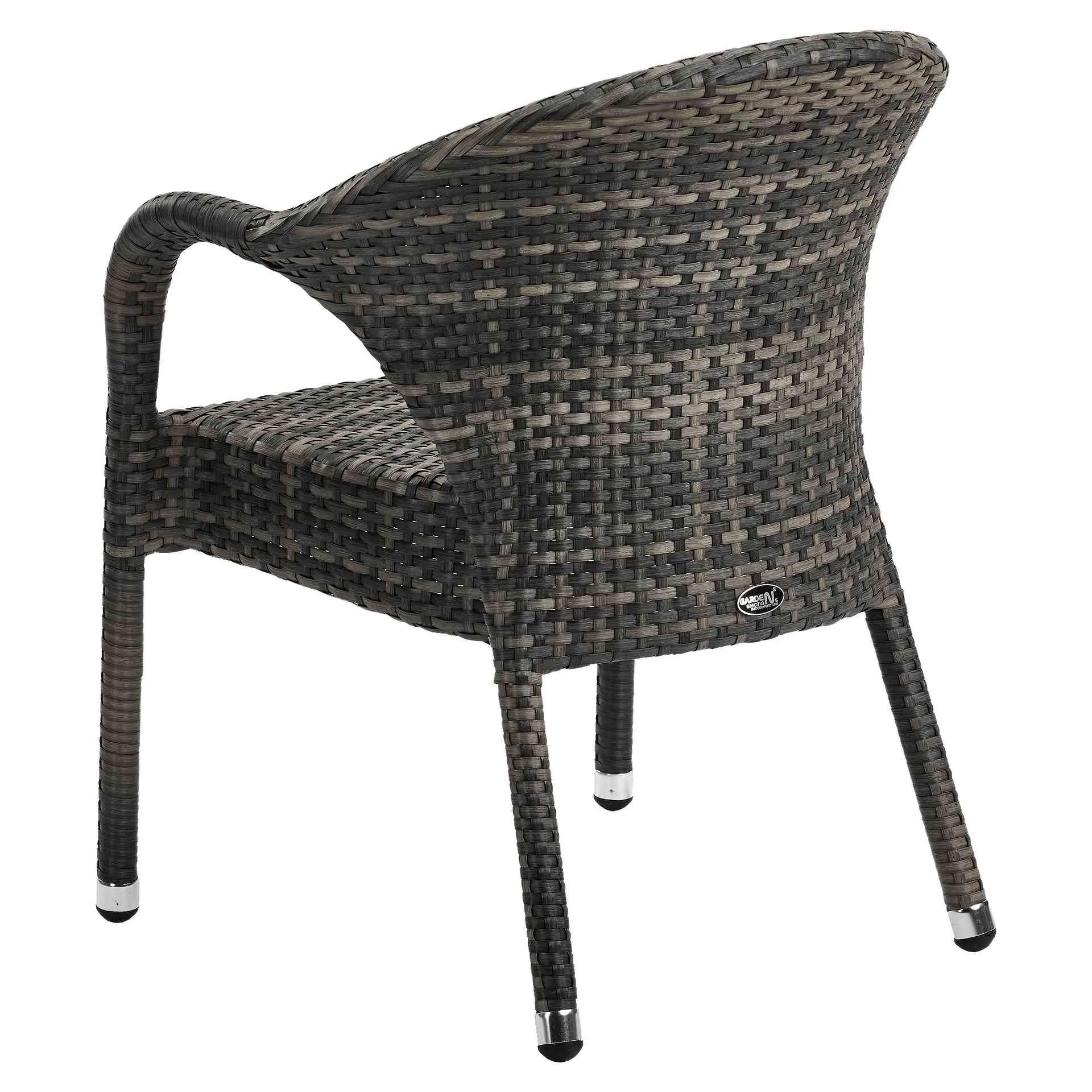 Sessel Eskil, Geflecht roca, Polyrattan, Terrassensessel, Outdoorsessel