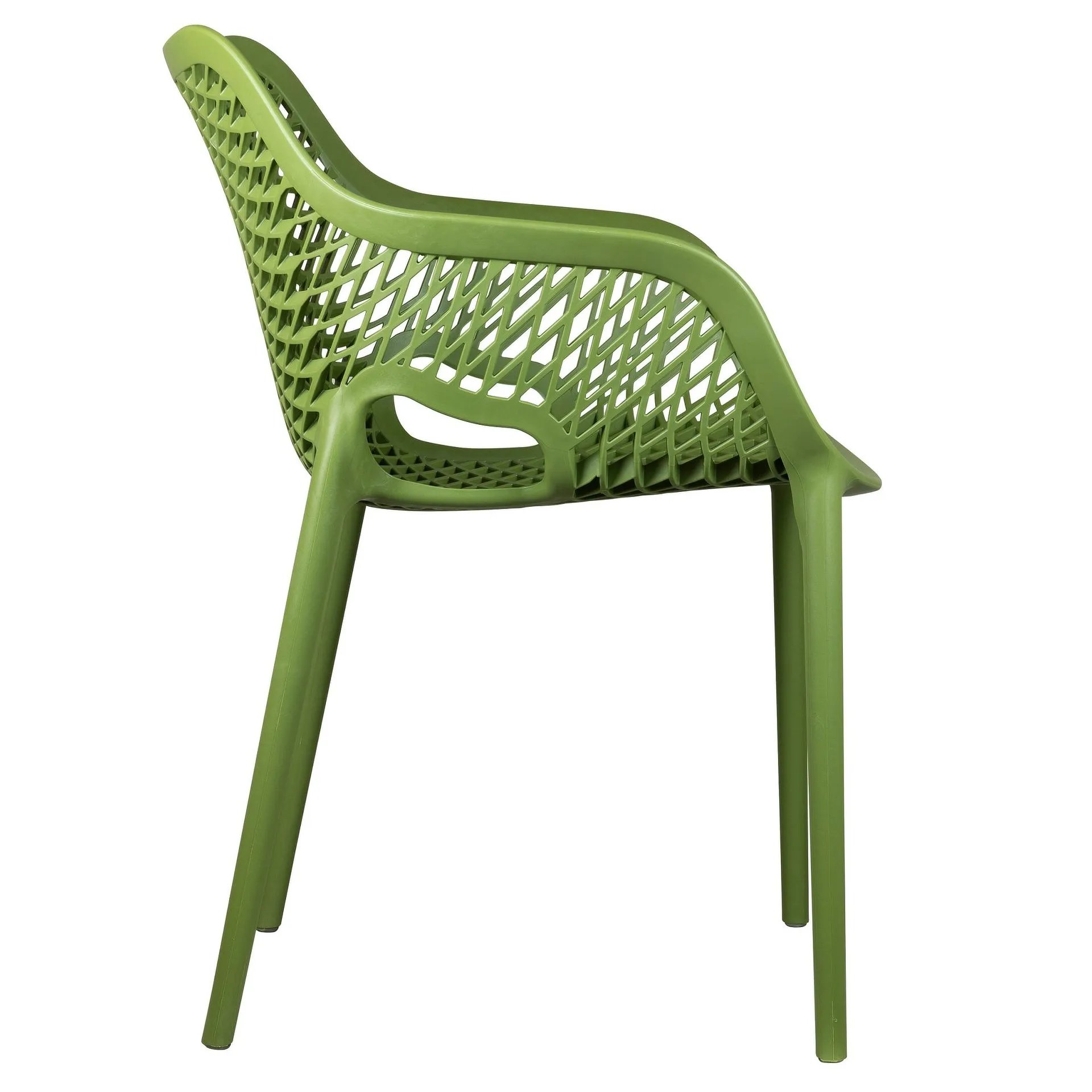 Sessel Air AL Green FiberglasPolypropylen, Terrassenstuhl, Outdoorstuhl