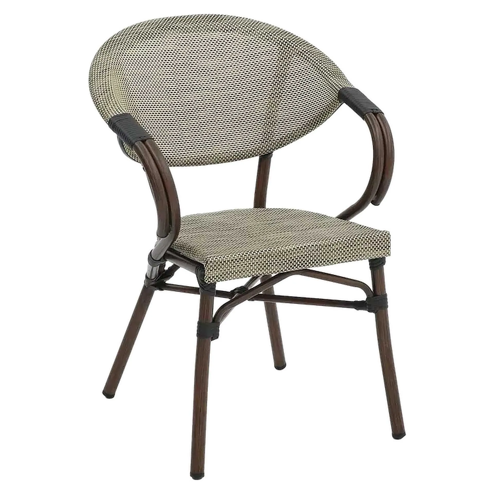 Stuhl Sten, Gewebe beige, Textilen, Terrassenstuhl, Outdoorstuhl