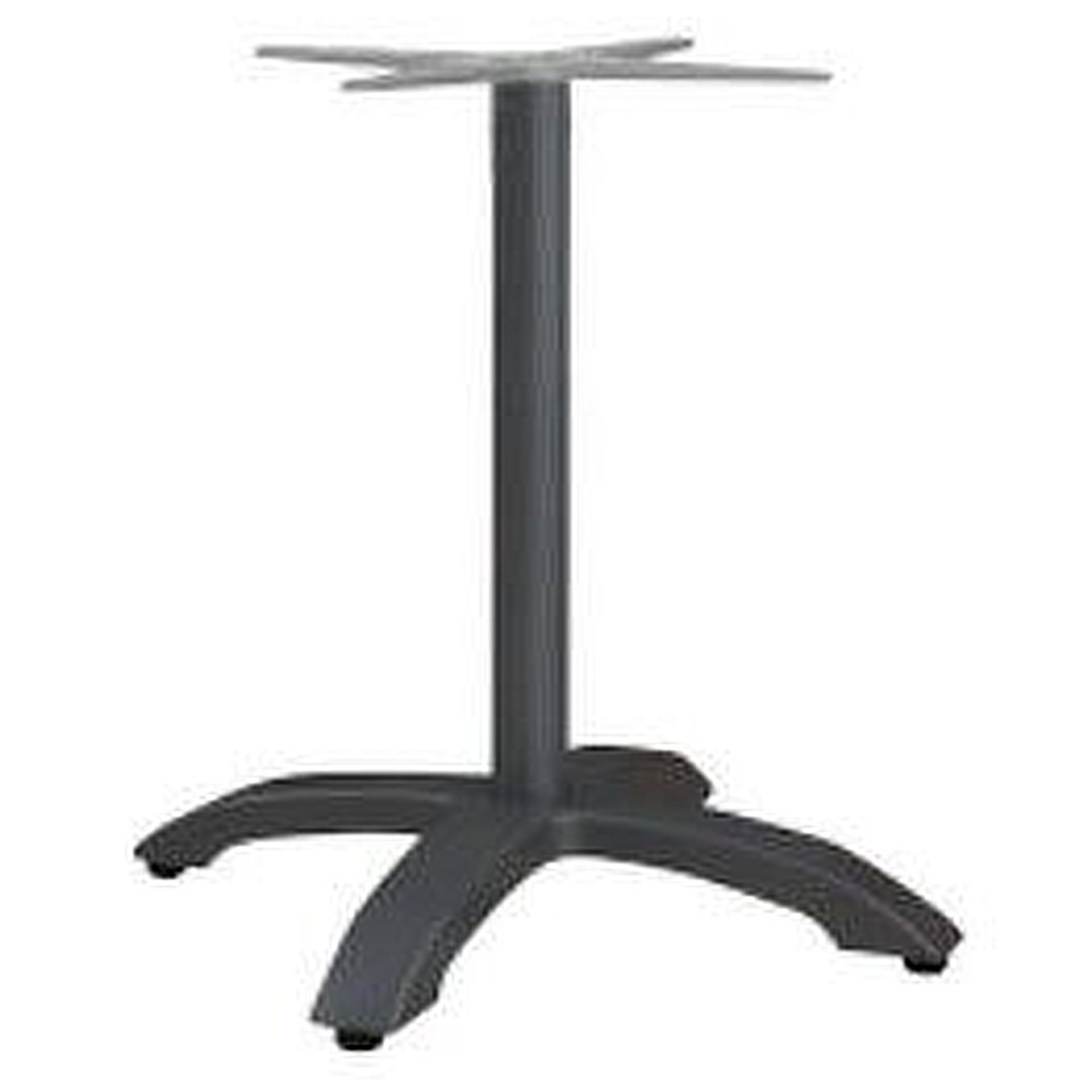 SELECT-Serie: Tischgestell Vento-1 Aluminium schwarz pulverbeschichtet, Outdoor, Terrasse