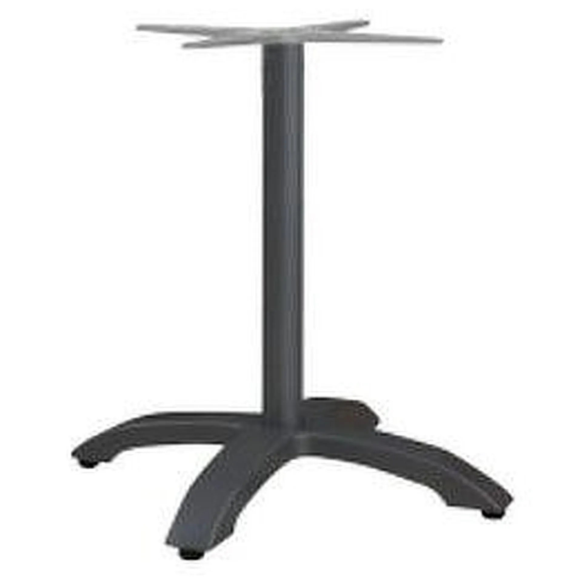 SELECT-Serie: Tischgestell Vento-1 Aluminium schwarz pulverbeschichtet, Outdoor, Terrasse