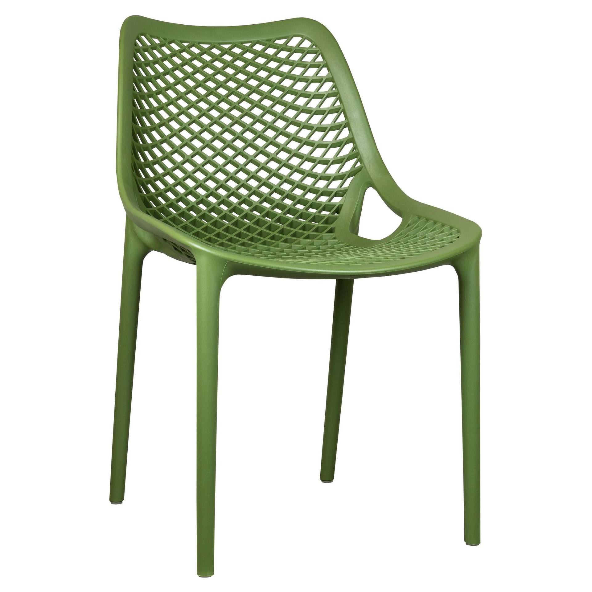 Stuhl Air Green FiberglasPolypropylen, Terrassenstuhl, Outdoorstuhl