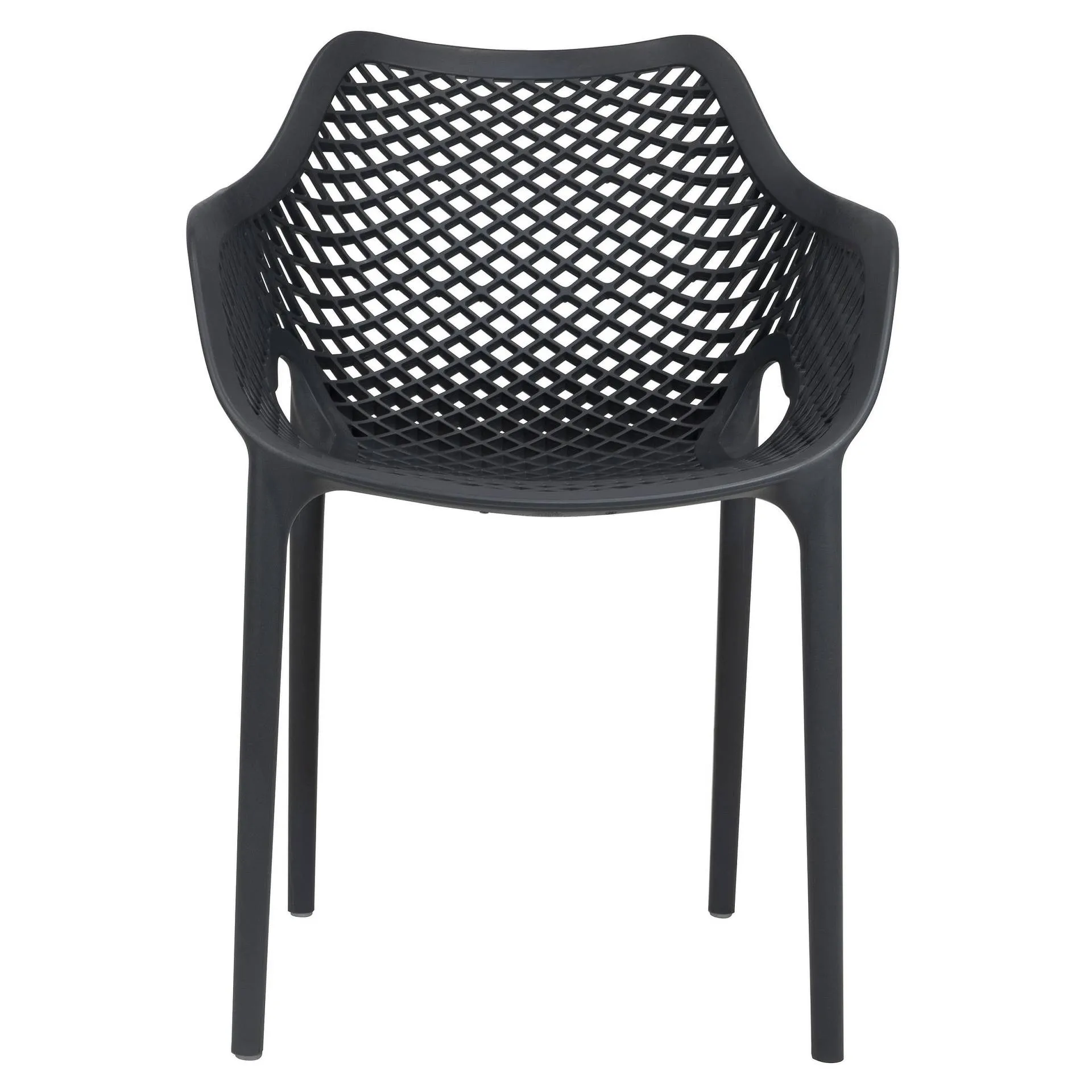 Sessel Air AL Grey FiberglasPolypropylen, Terrassenstuhl, Outdoorstuhl